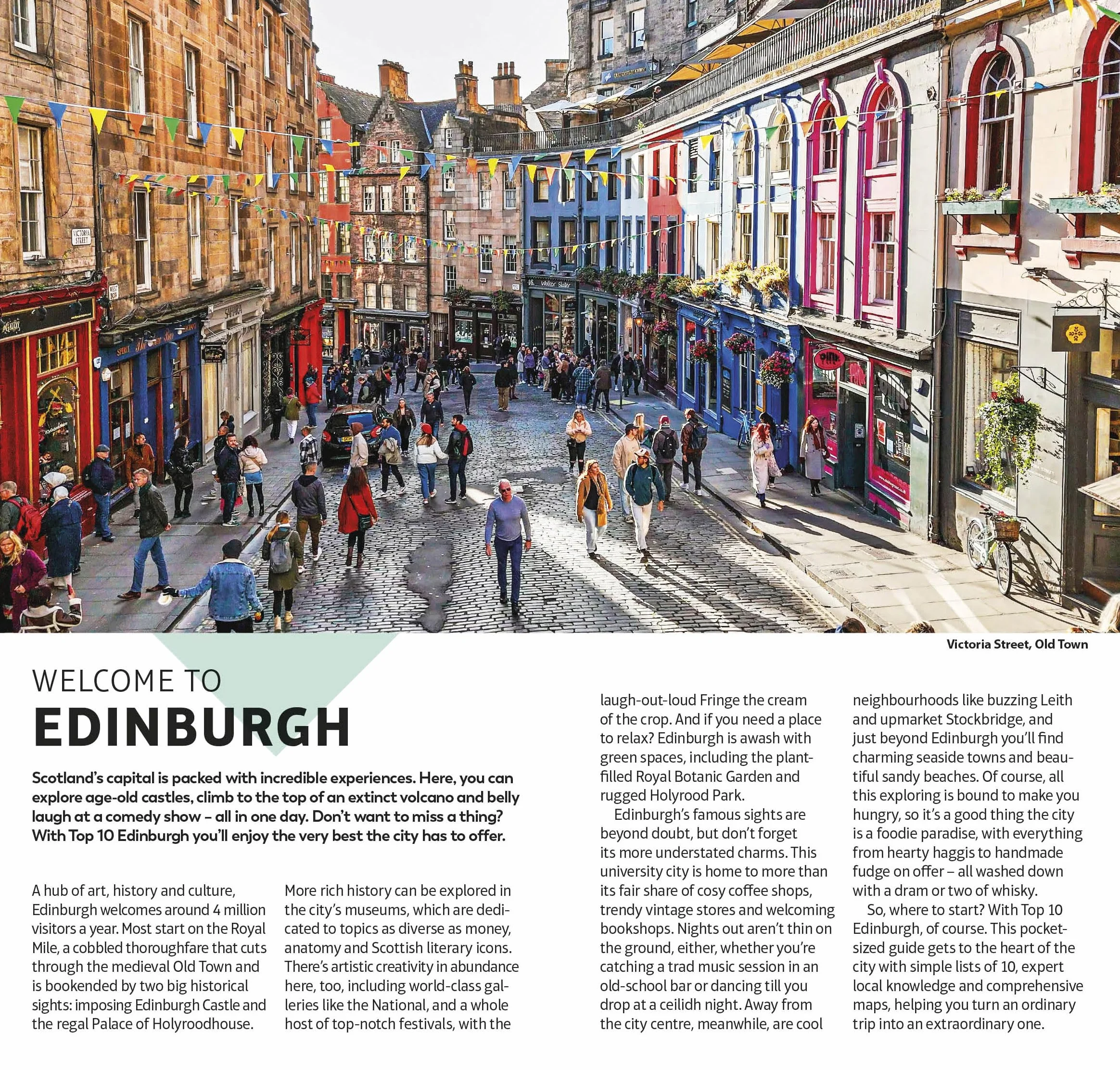 DK Top 10 Edinburgh: Top 10 lists for your perfect trip, plus an all-weather folded map