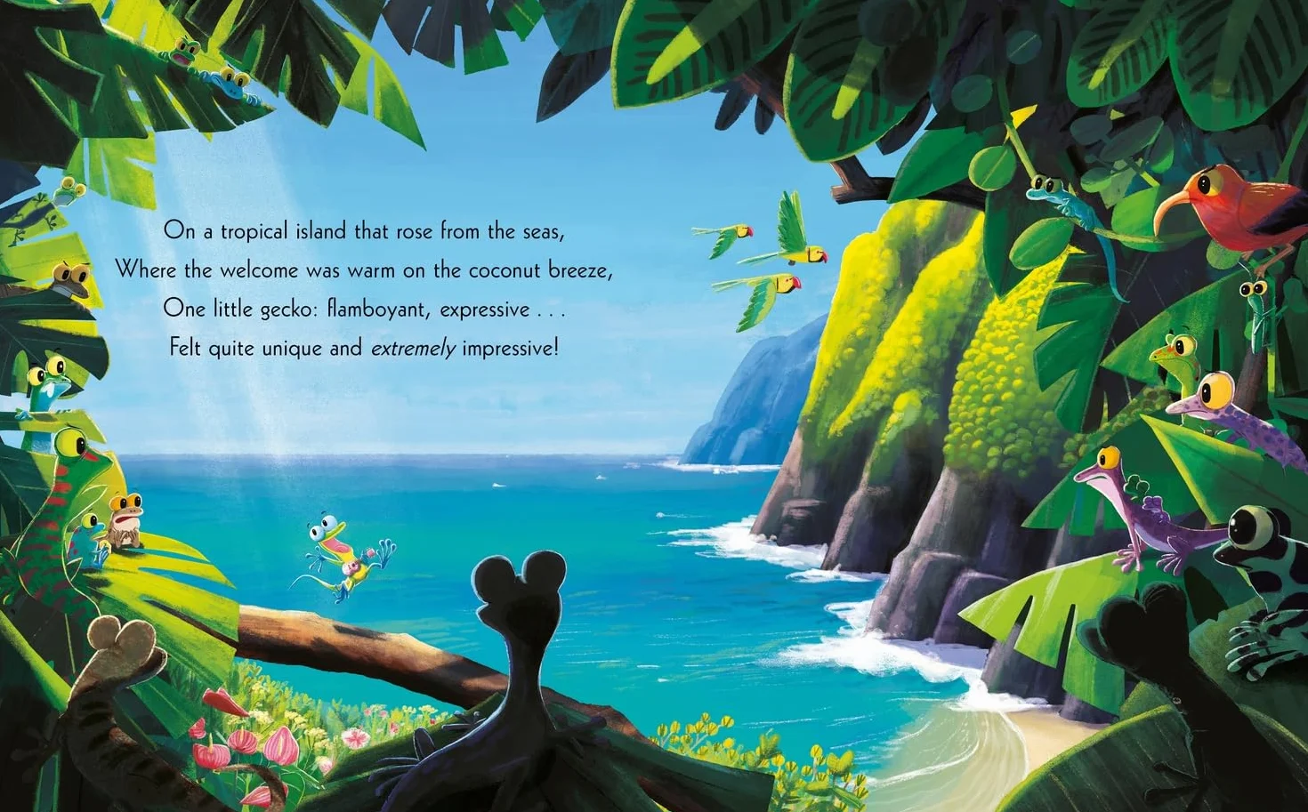 The Gecko and the Echo Board Book: From The World of Rachel Bright & Jim Field