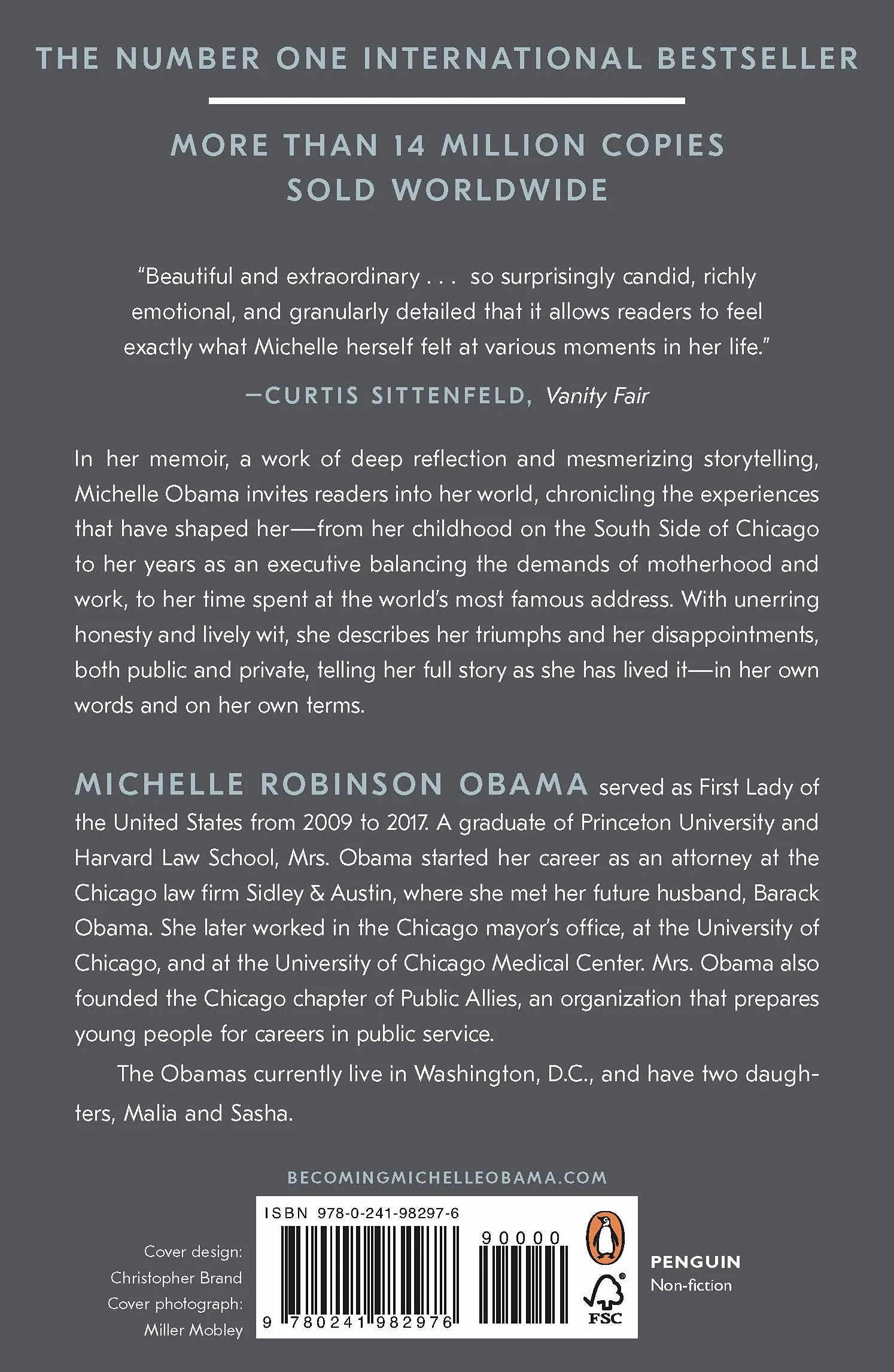 Becoming: The intimate, inspiring and award-winning memoir from the bestselling author and former First Lady
