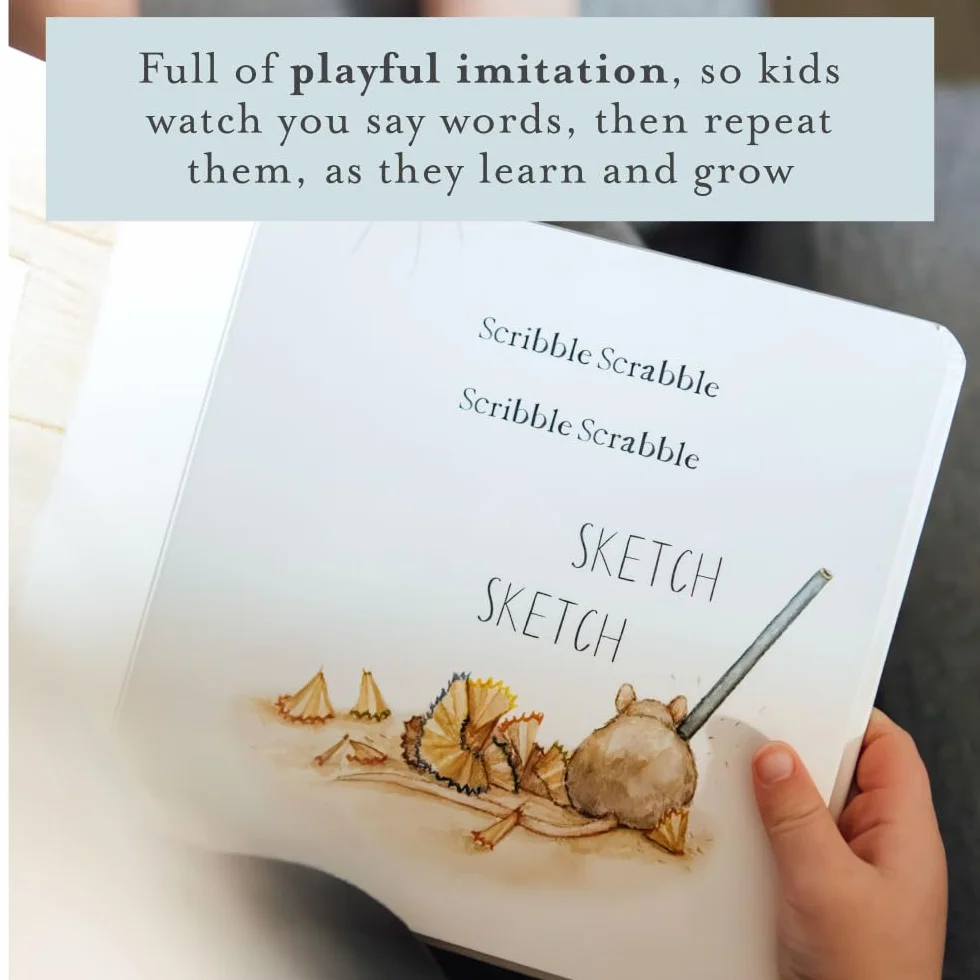 Scribble Scrabble: A Board Book of First Words and Shapes for Growing Minds (a Wishy Washy Sequel): 16
