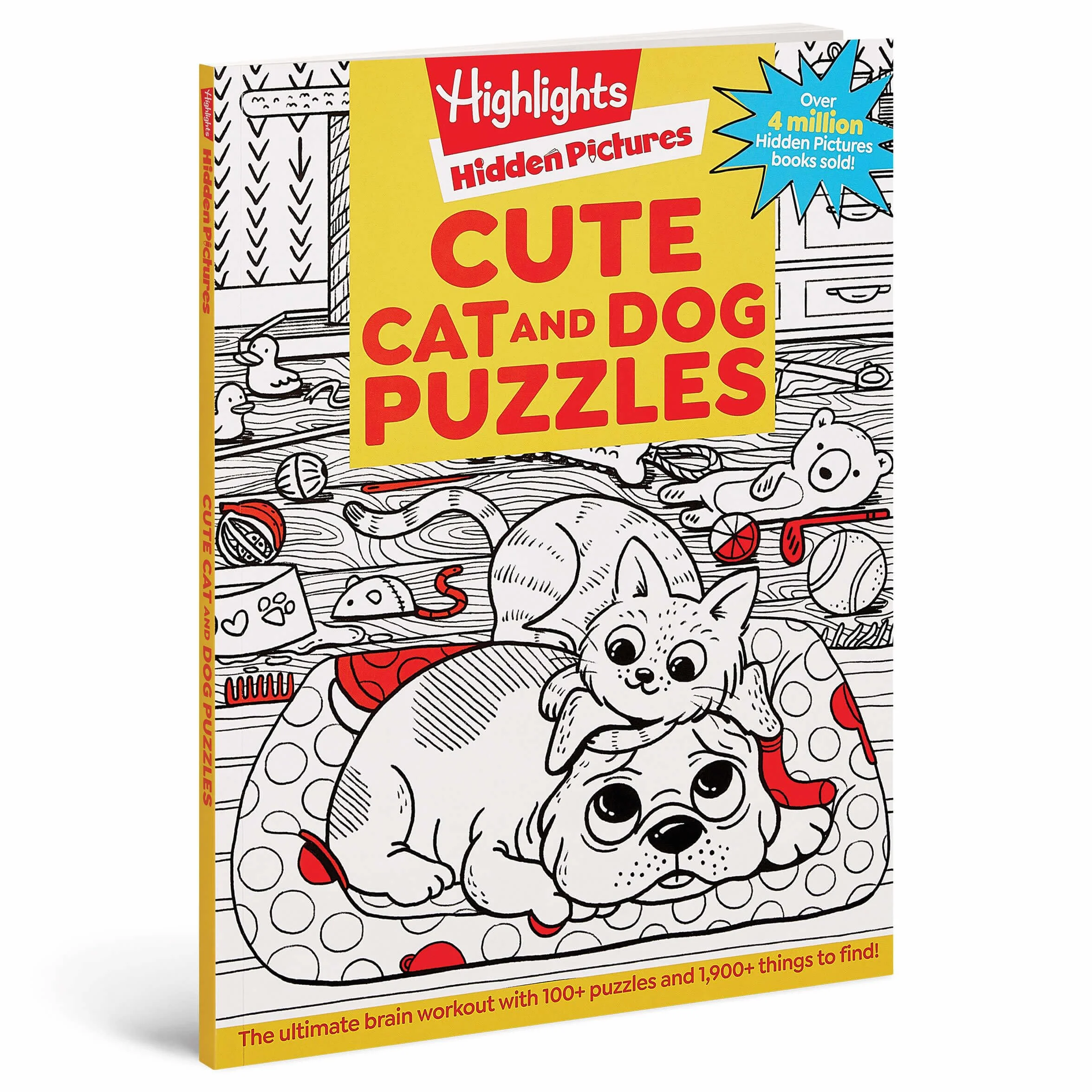 Cute Cat and Dog Puzzles: Cute Cat and Dog Puzzles (Hidden Pictures Puzzles) Cat & Dog Puzzles Activity Book for Kids with 144 Pages of Cute and Fun Puzzles, Hours of Play for Kids 6-9