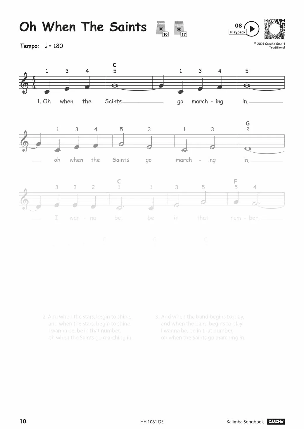 Kalimba Songbook: Songbook und Kalimbaschule