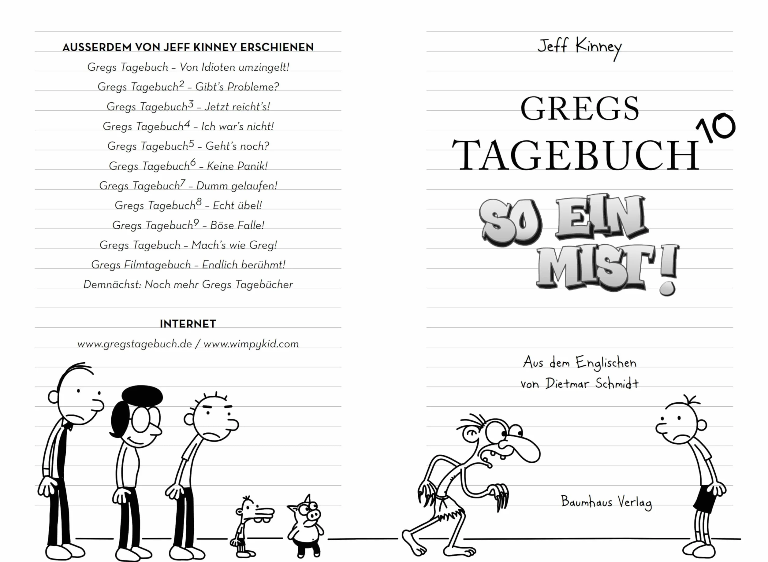 Gregs Tagebuch 10 - So ein Mist! Band 10