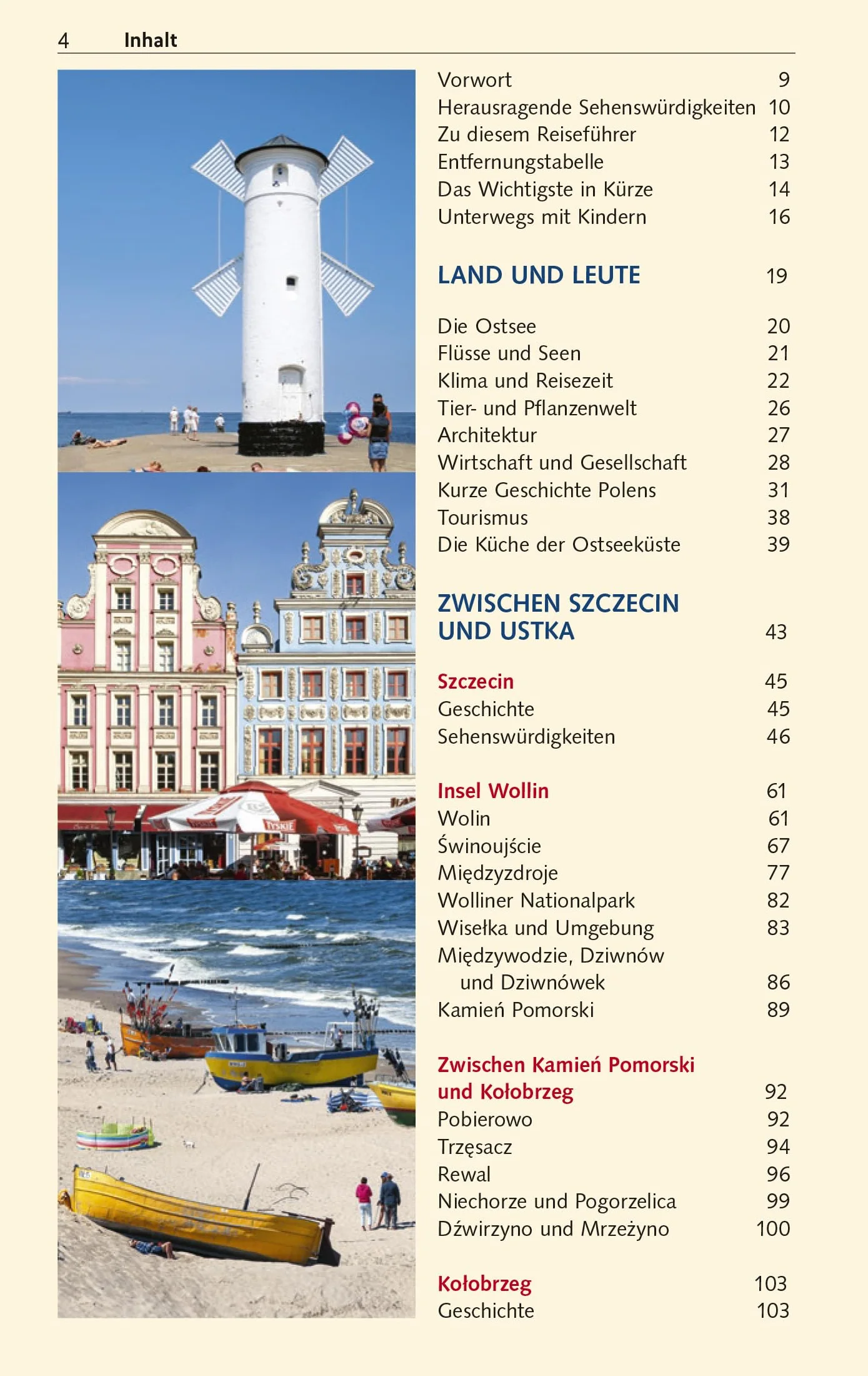 TRESCHER Reiseführer Polnische Ostseeküste: Mit Stettin, Danzig, Kaschubien und Marienburg