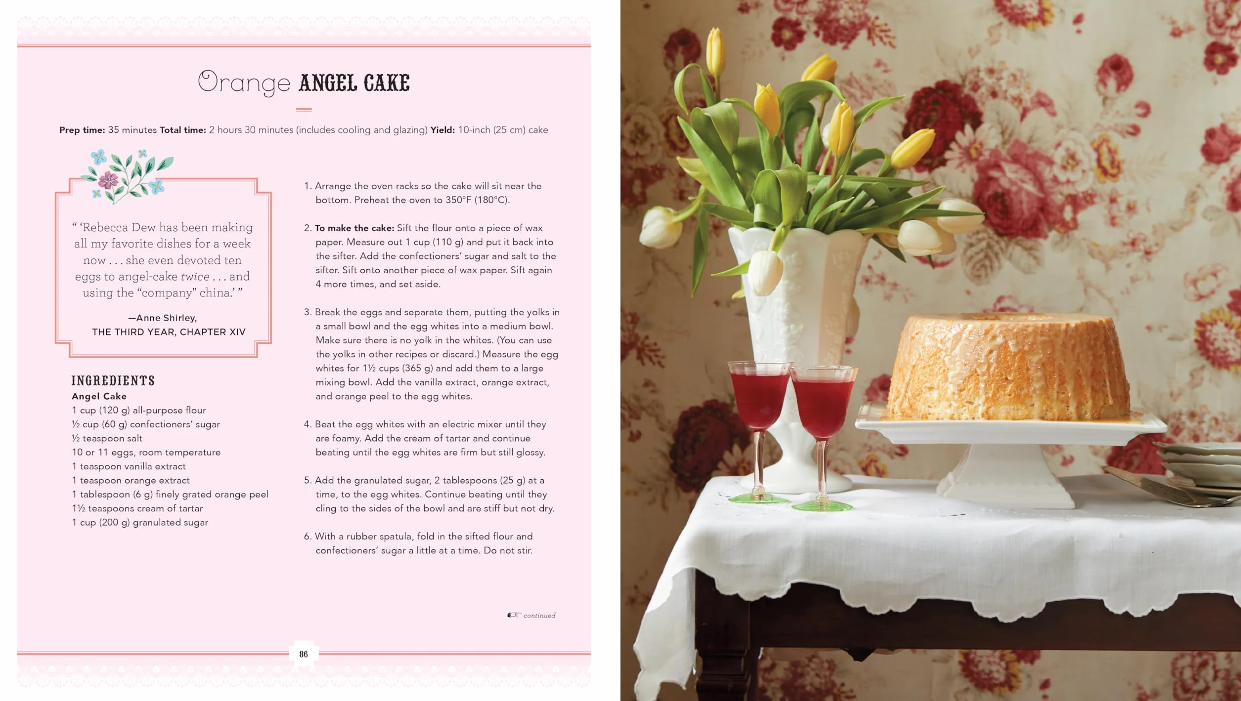 The Anne of Green Gables Cookbook: Charming Recipes from Anne and Her Friends in Avonlea