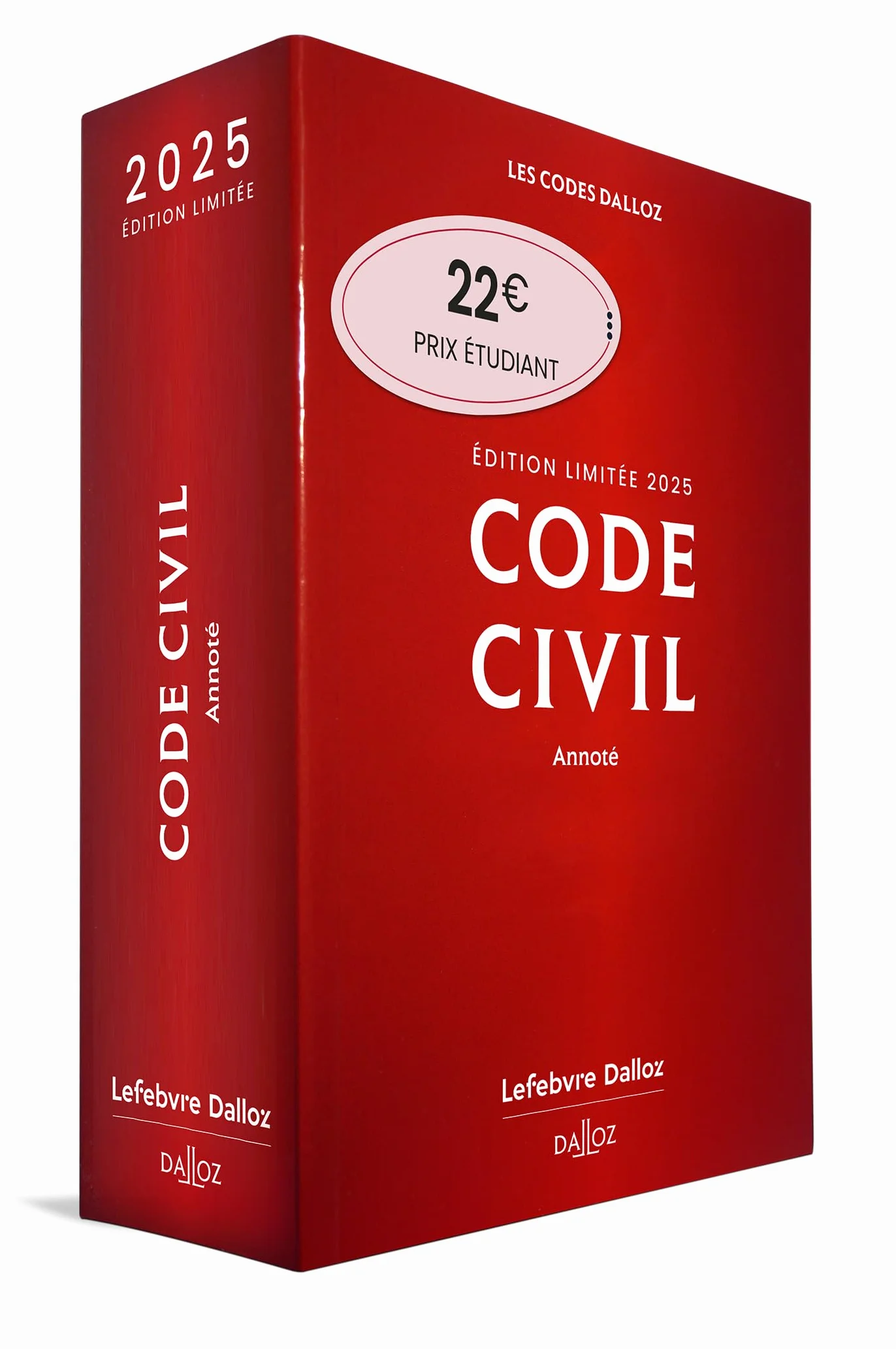 Code civil 2025 annoté. Édition limitée. 124e éd.