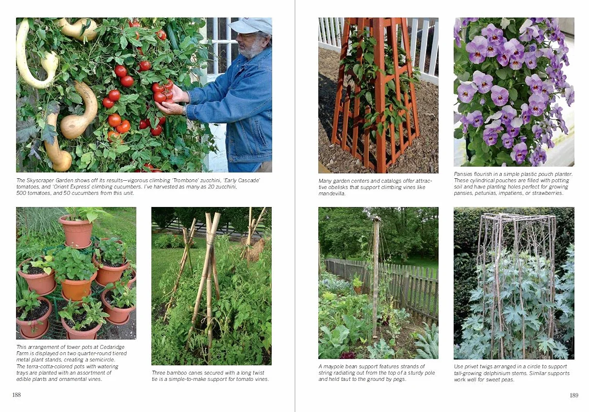 Vertical Gardening: Grow Up, Not Out, for More Vegetables and Flowers in Much Less Space