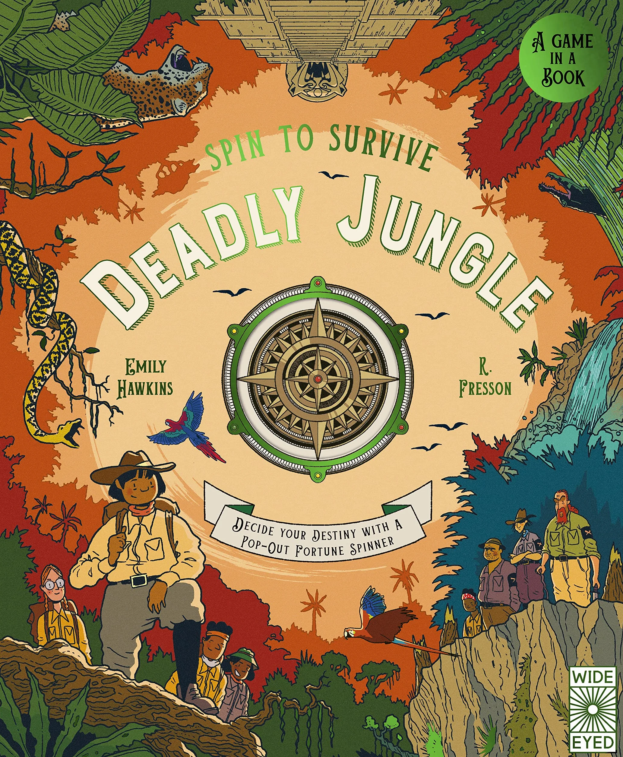 Spin to Survive: Deadly Jungle: Decide Your Destiny with a Pop-Out Fortune Spinner!