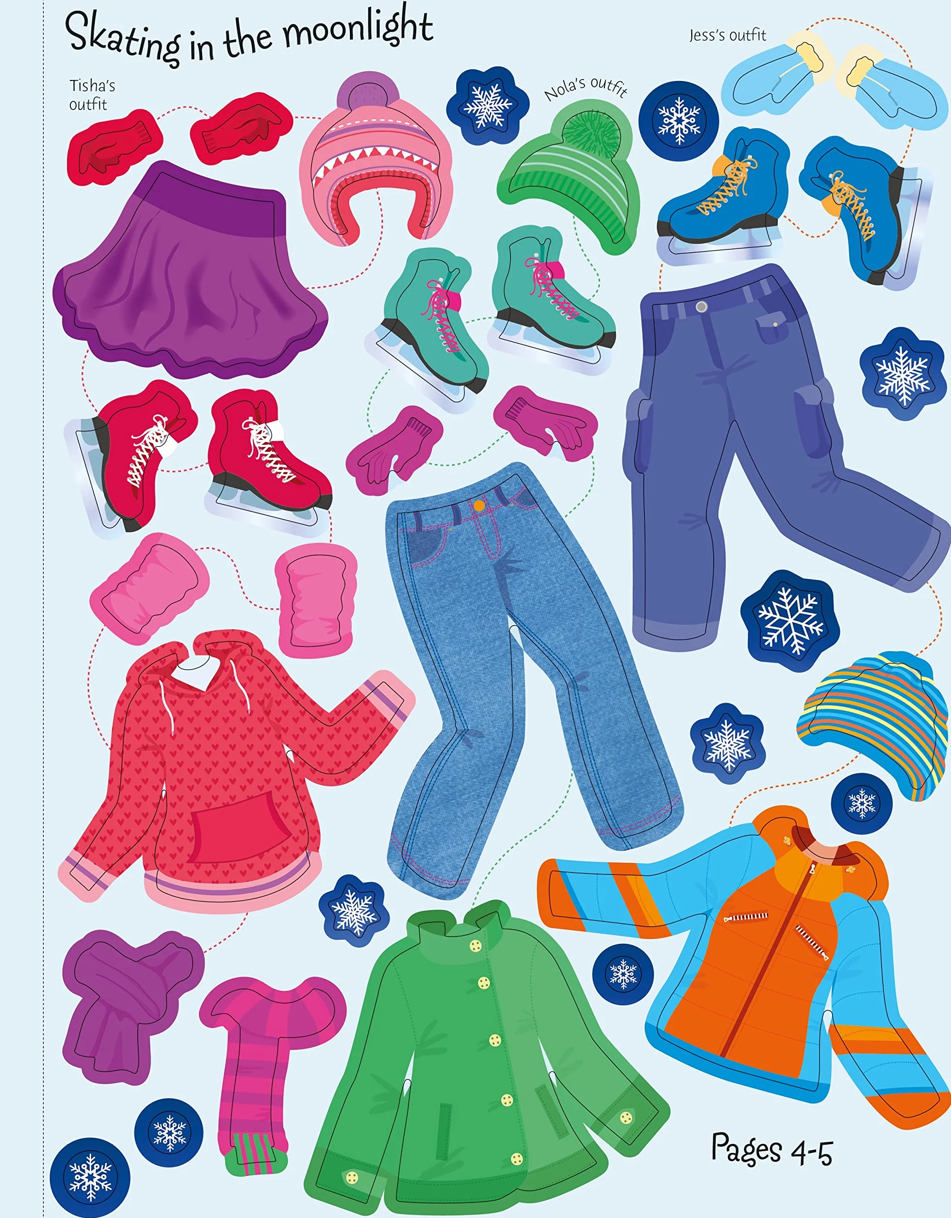 Sticker Dolly Dressing Winter Wonderland
