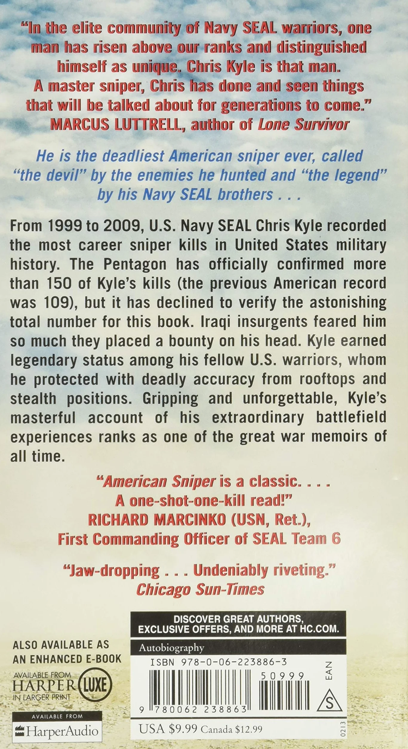American Sniper: The Autobiography of the Most Lethal Sniper in U.S. Military History