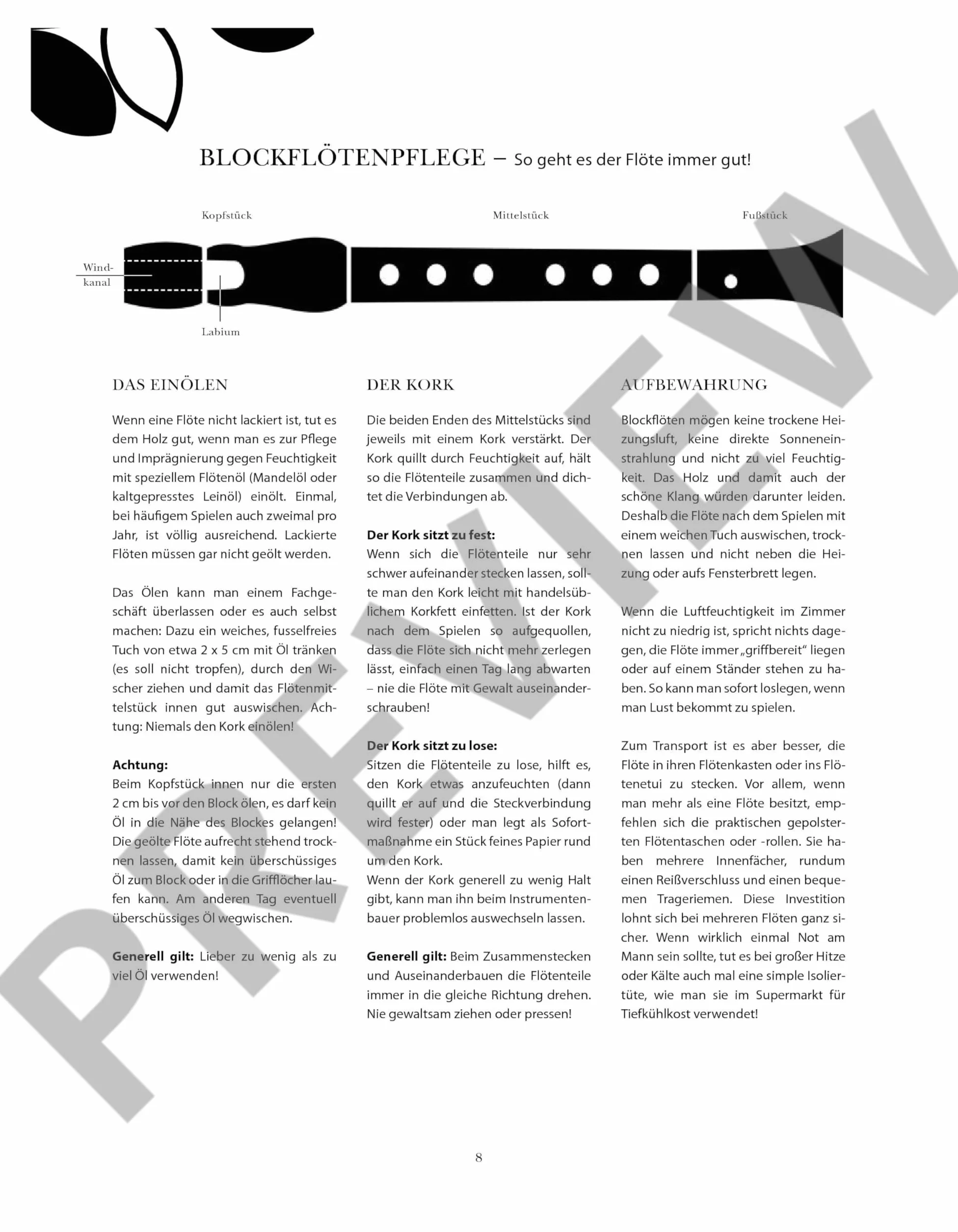 Altblockflotenschule: für ältere Kinder, Jugendliche und Erwachsene. treble recorder. Méthode.