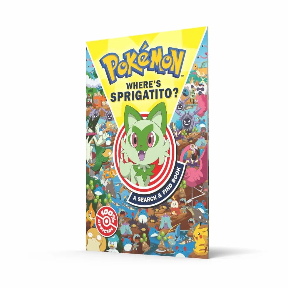 Pokémon Where’s Sprigatito: A Search & Find Book: An action-packed spotting adventure for kids aged 5, 6, 7, 8 and 9!