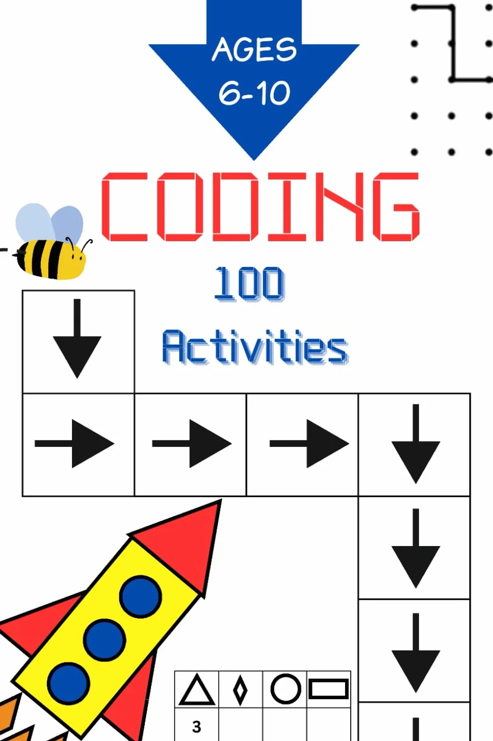 CODING 100 Activities: Educational Fun Coding and STEM Puzzles For Kids Ages 6-10