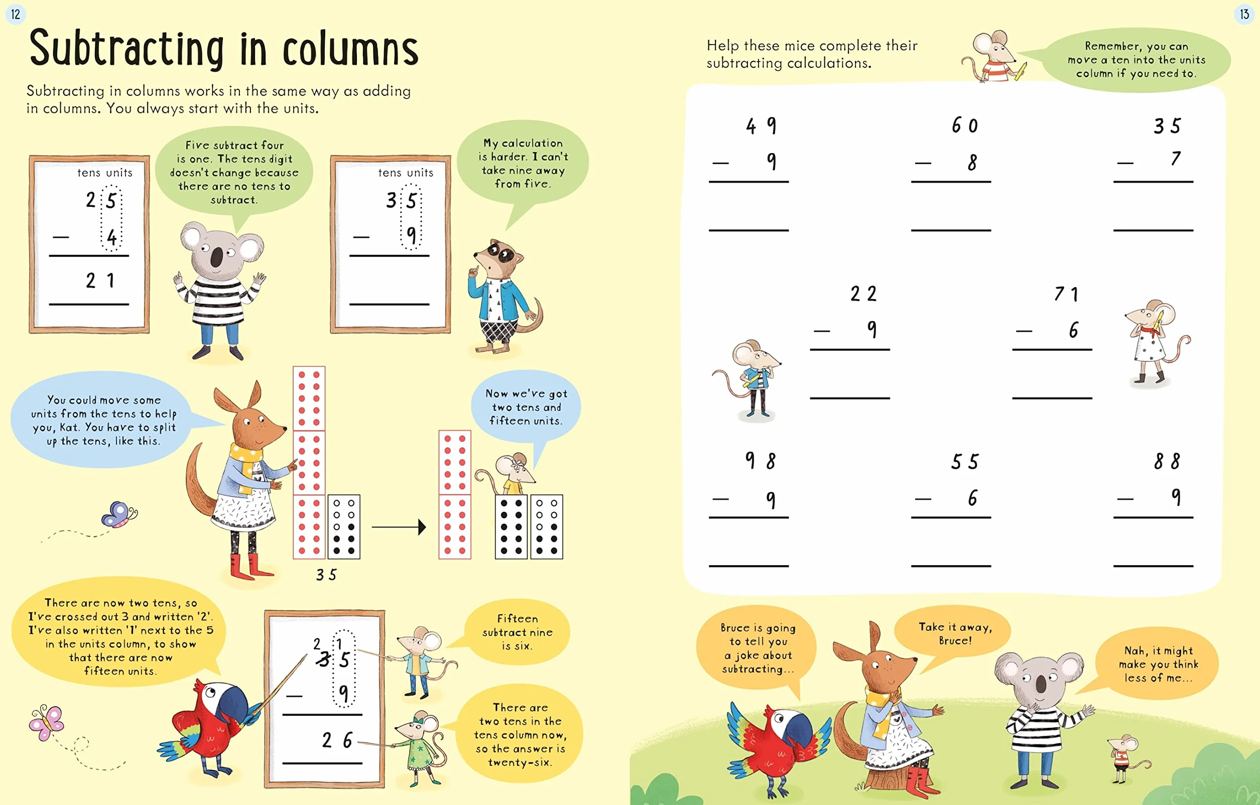 Usborne Workbooks Adding and Subtracting 7-8: 1
