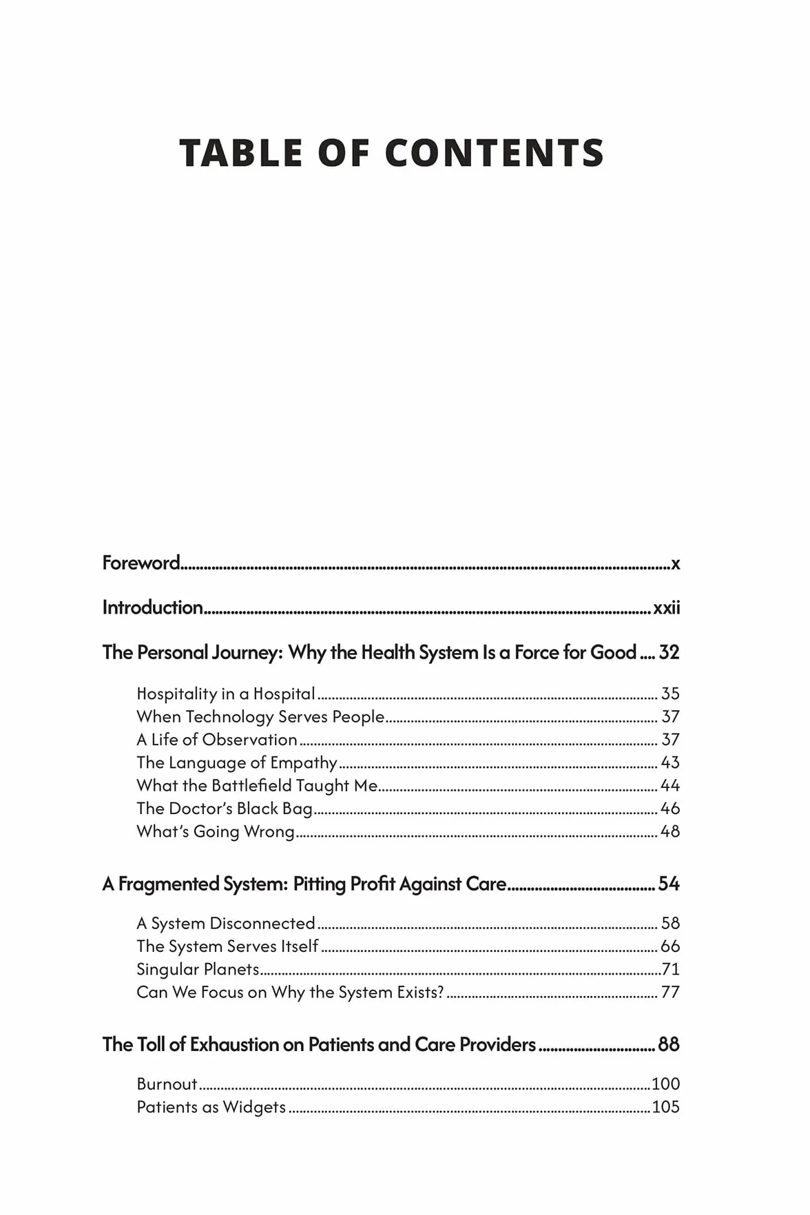 Healing the Sick Care System: Why People Matter