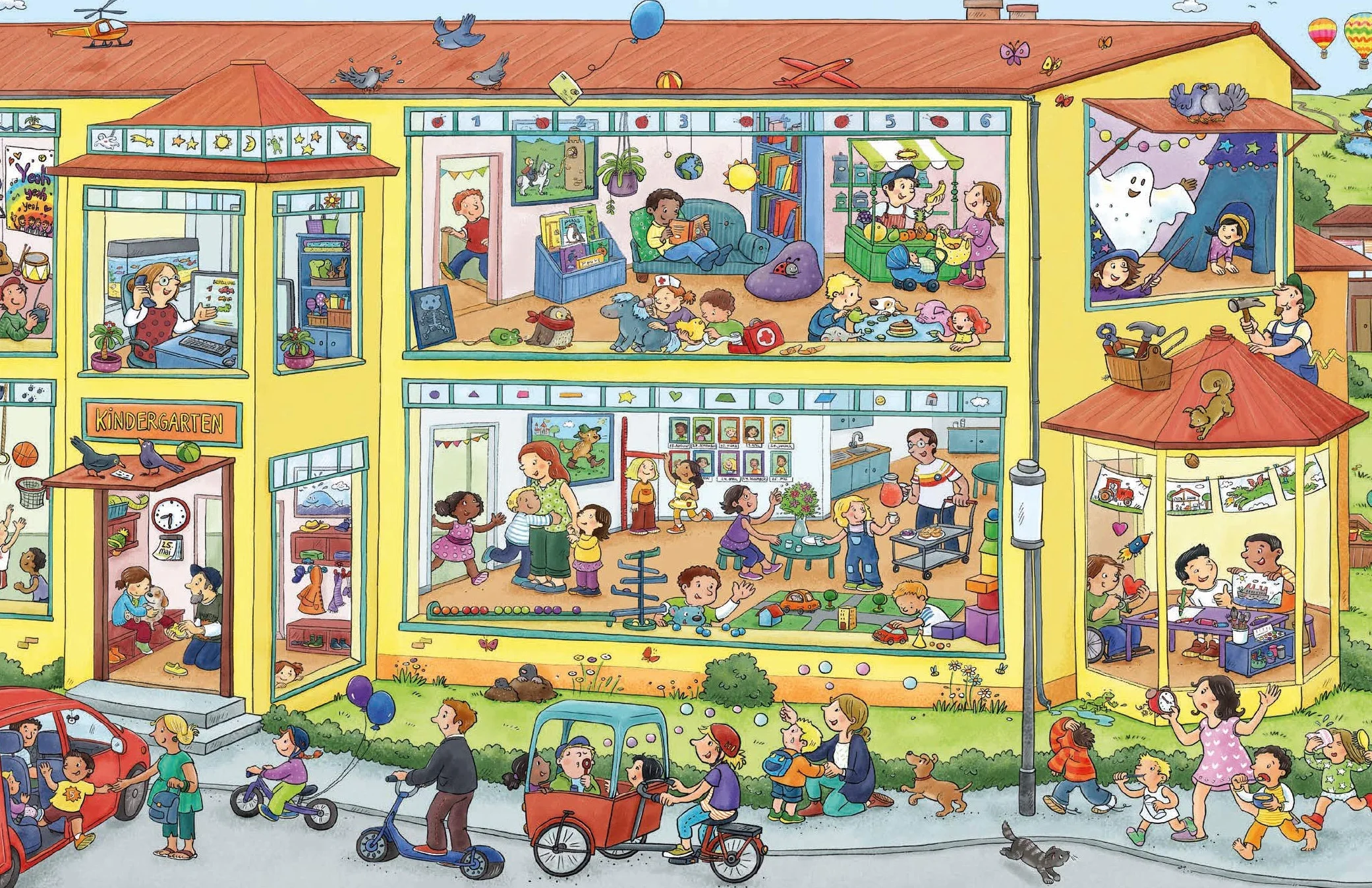 Kindergarten Wimmelbuch Bilderbuch ab 3 Jahren