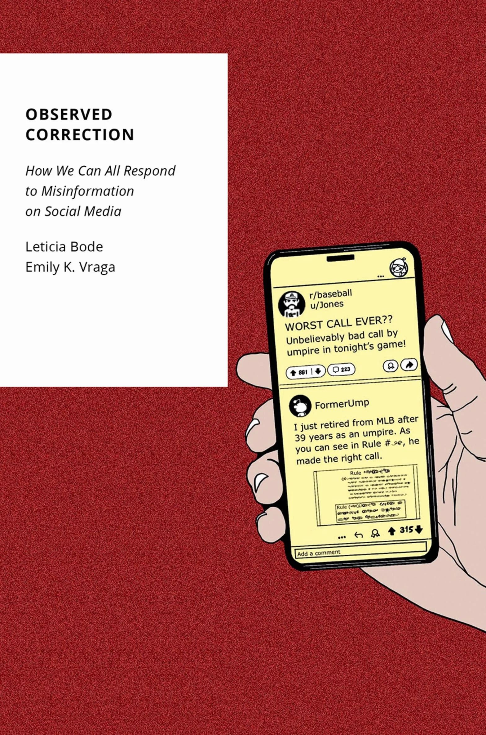 Observed Correction: How We All Respond to Misinformation on Social Media
