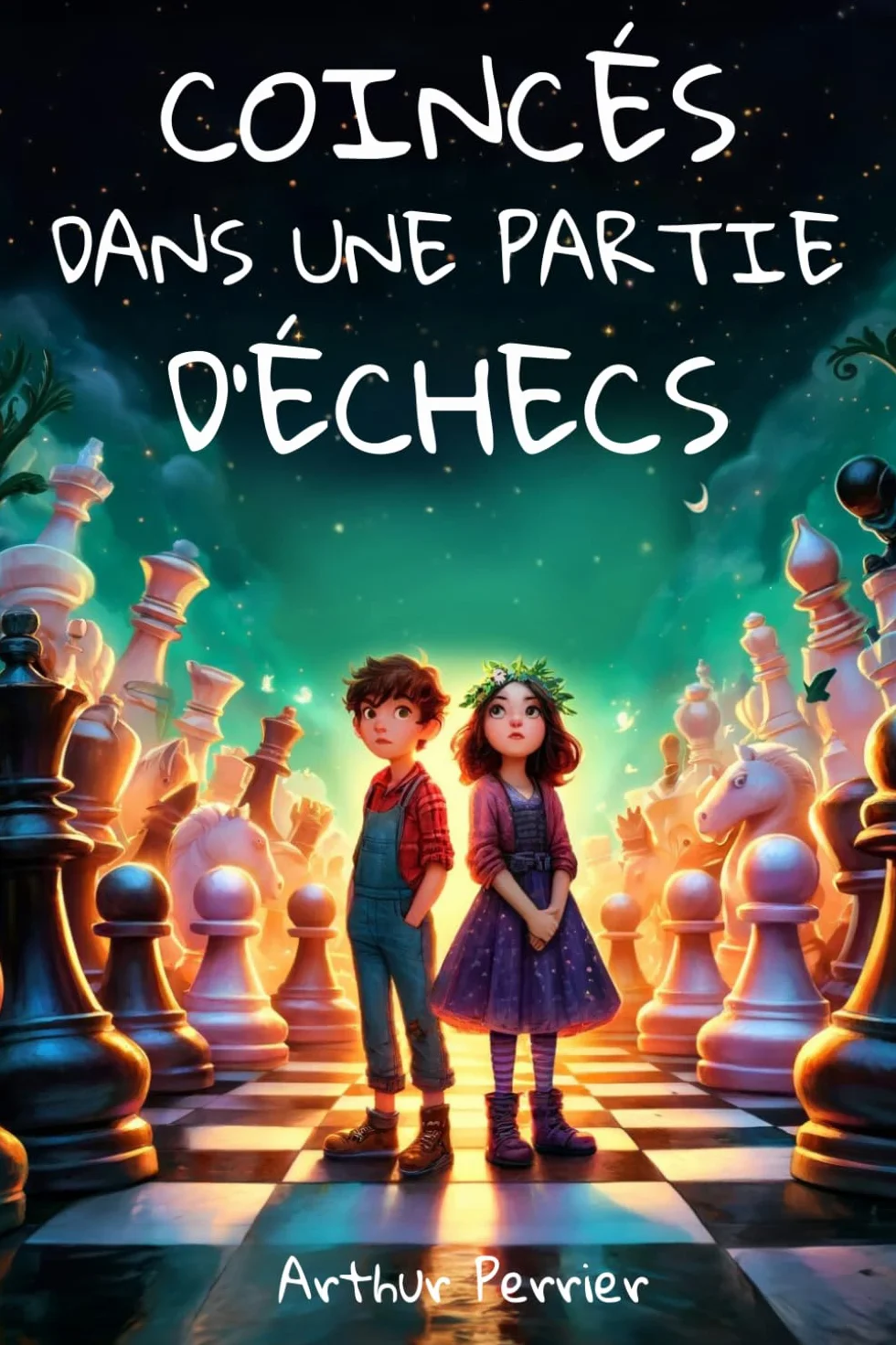 Coincés dans une partie d'échecs - Roman pour enfants à partir de 9 ans - Fantastique et Aventure.