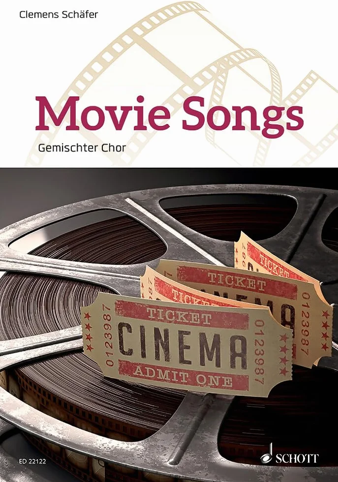 Movie songs: Choir Book for Satb and Piano - English - Swedish