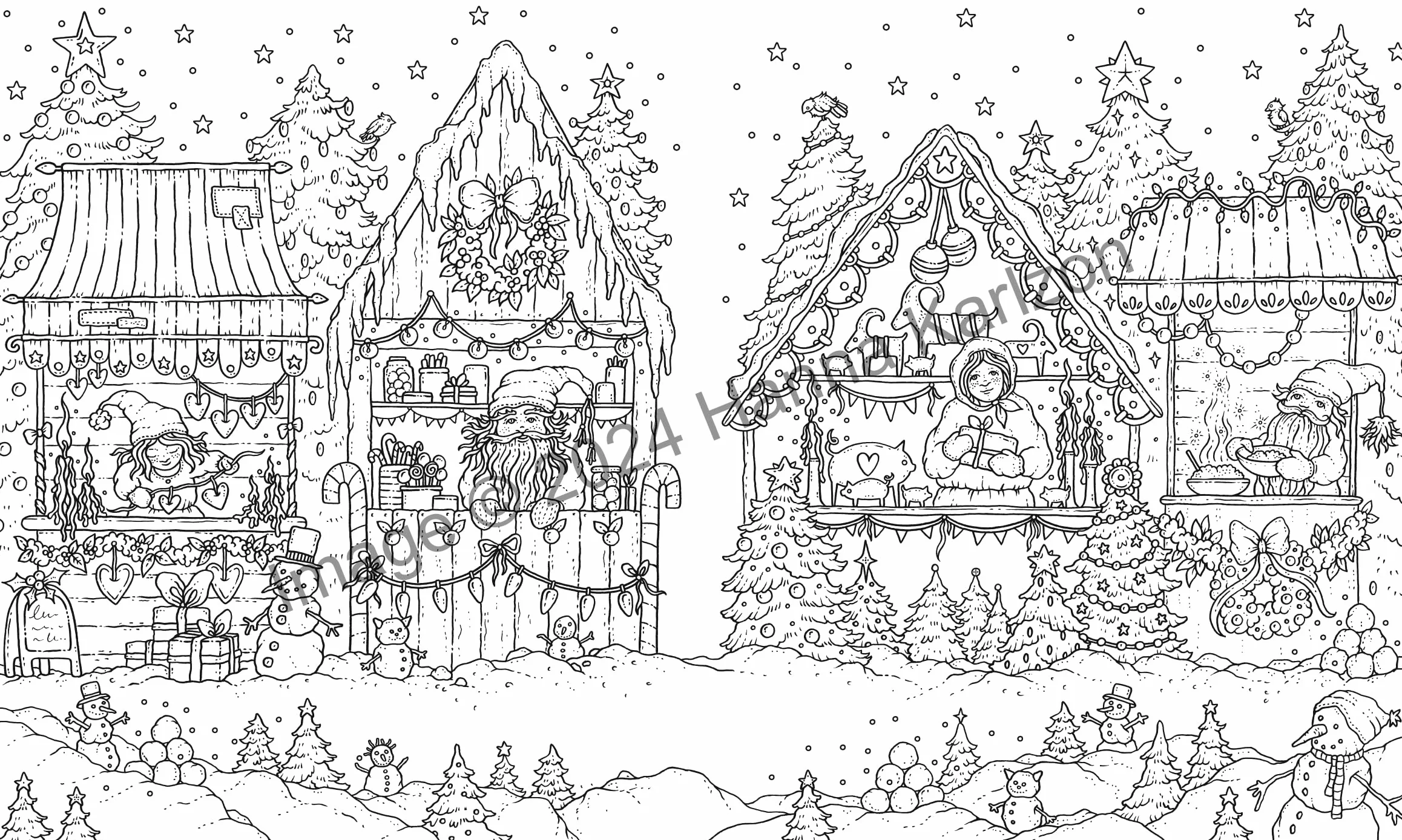 Merry Christmas Coloring Book