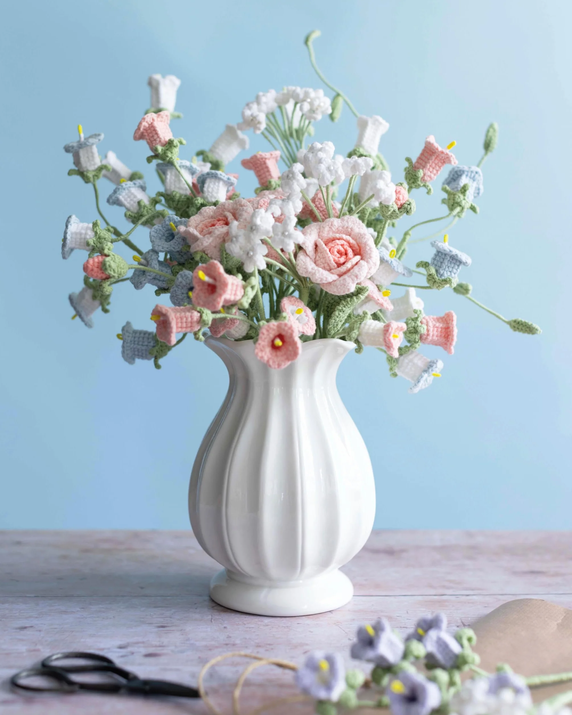 Crochet a Flower Bouquet: 35 Crochet Patterns for Handmade Flowers and Foliage