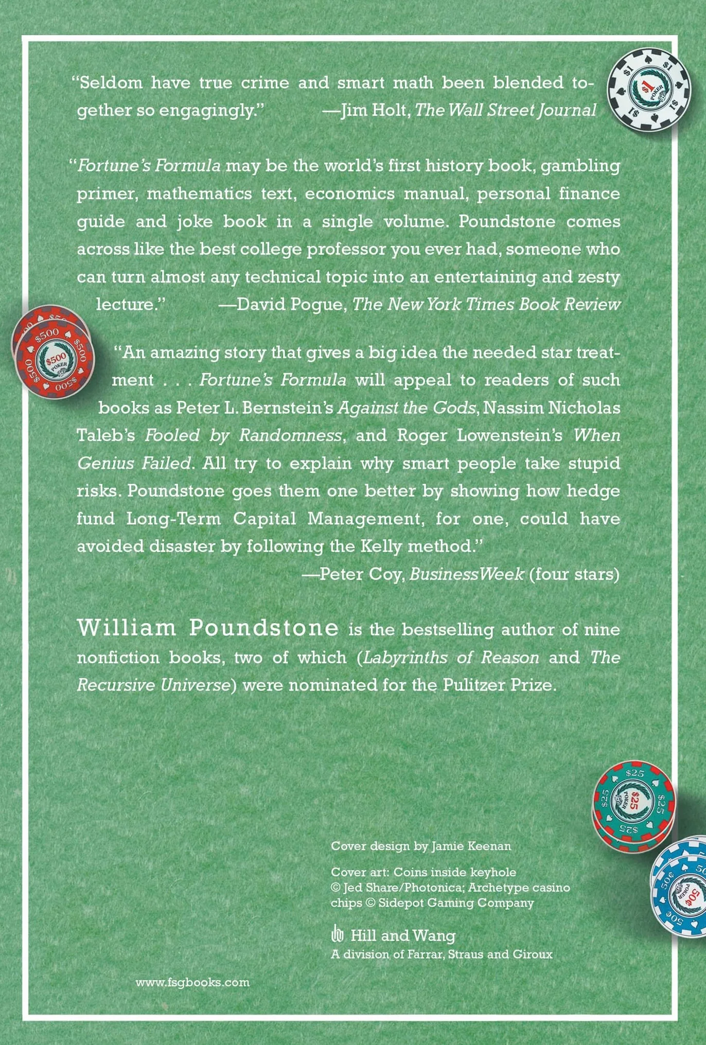 Fortune's Formula: The Untold Story of the Scientific Betting System That Beat the Casinos and Wall Street