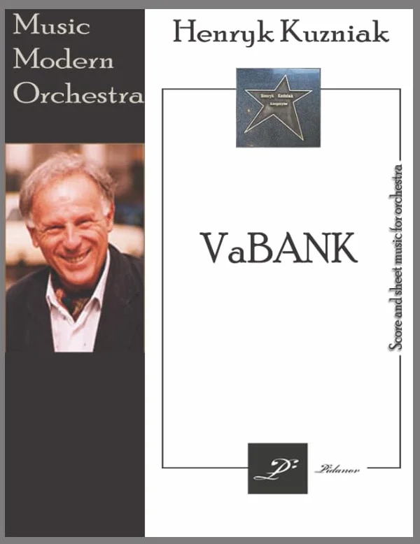 Henryk Kuzniak "VaBank", Score and sheet music for orchestra