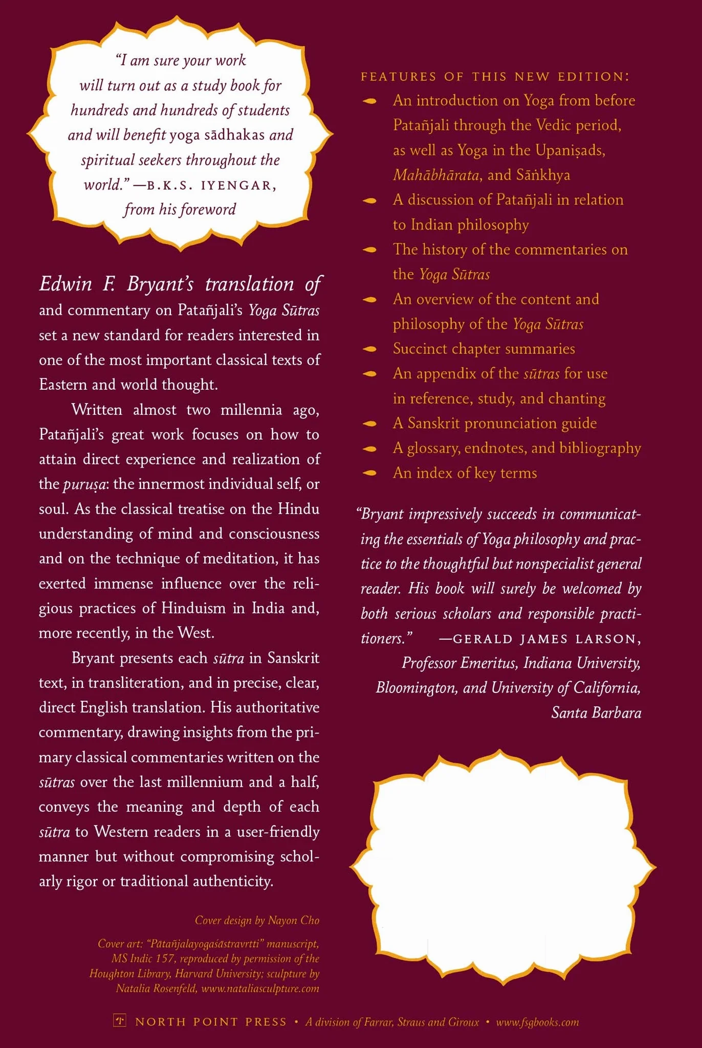 The Yoga Sutras of Patañjali: A New Edition, Translation, and Commentary