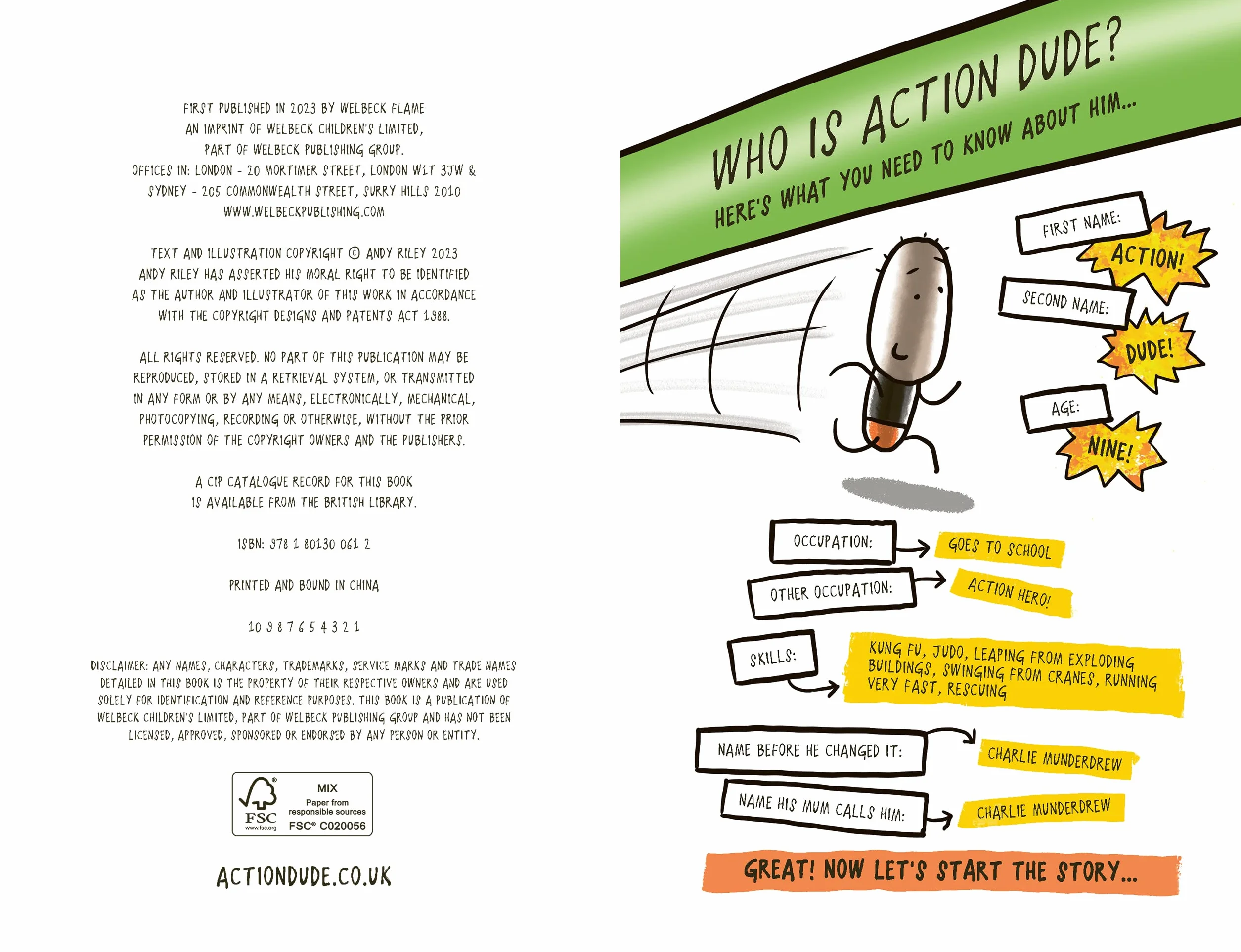 Action Dude Holiday on the Moon: Book 2: an action-packed full-colour graphic novel perfect for readers 8+