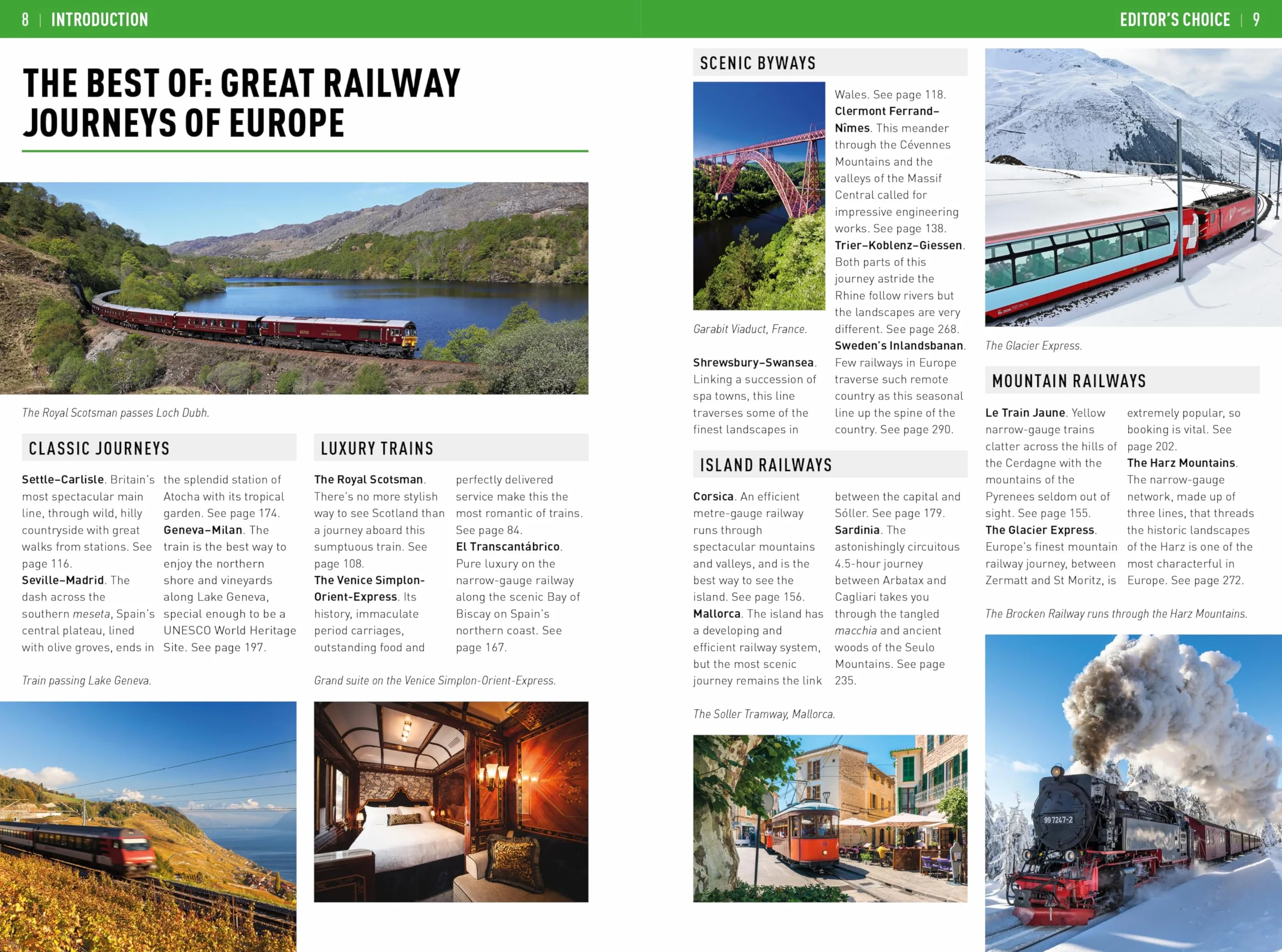 Insight Guides Great Railway Journeys of Europe: Travel Guide with eBook: Travel Guide With Free Ebook