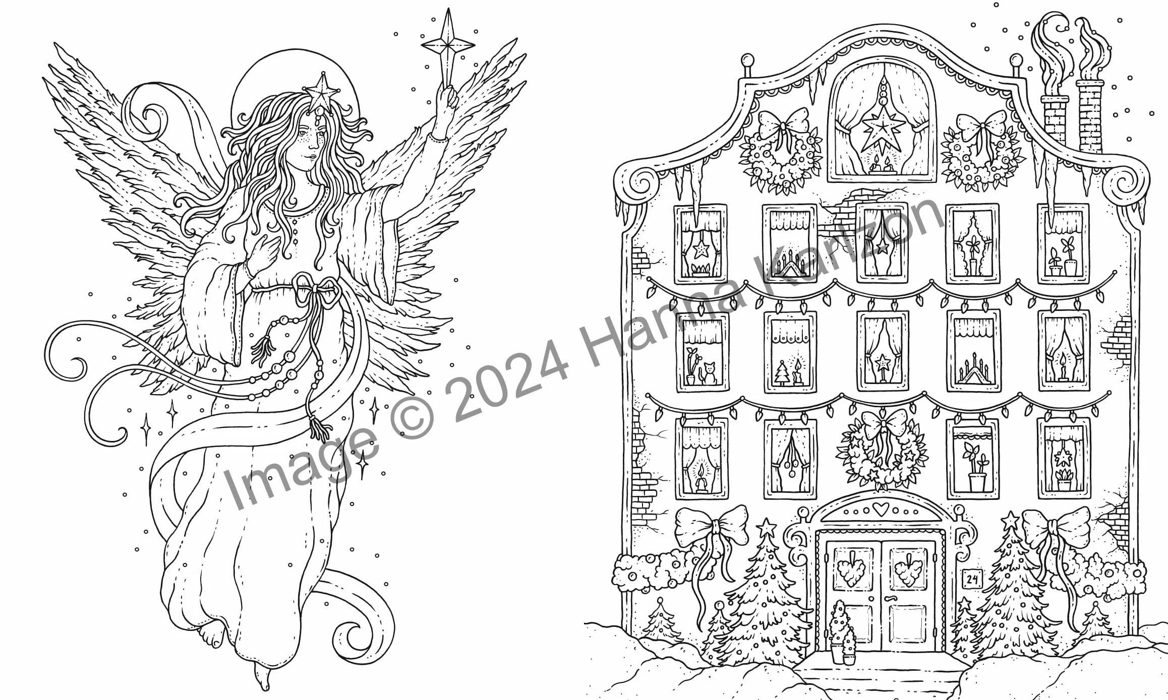 Merry Christmas Coloring Book