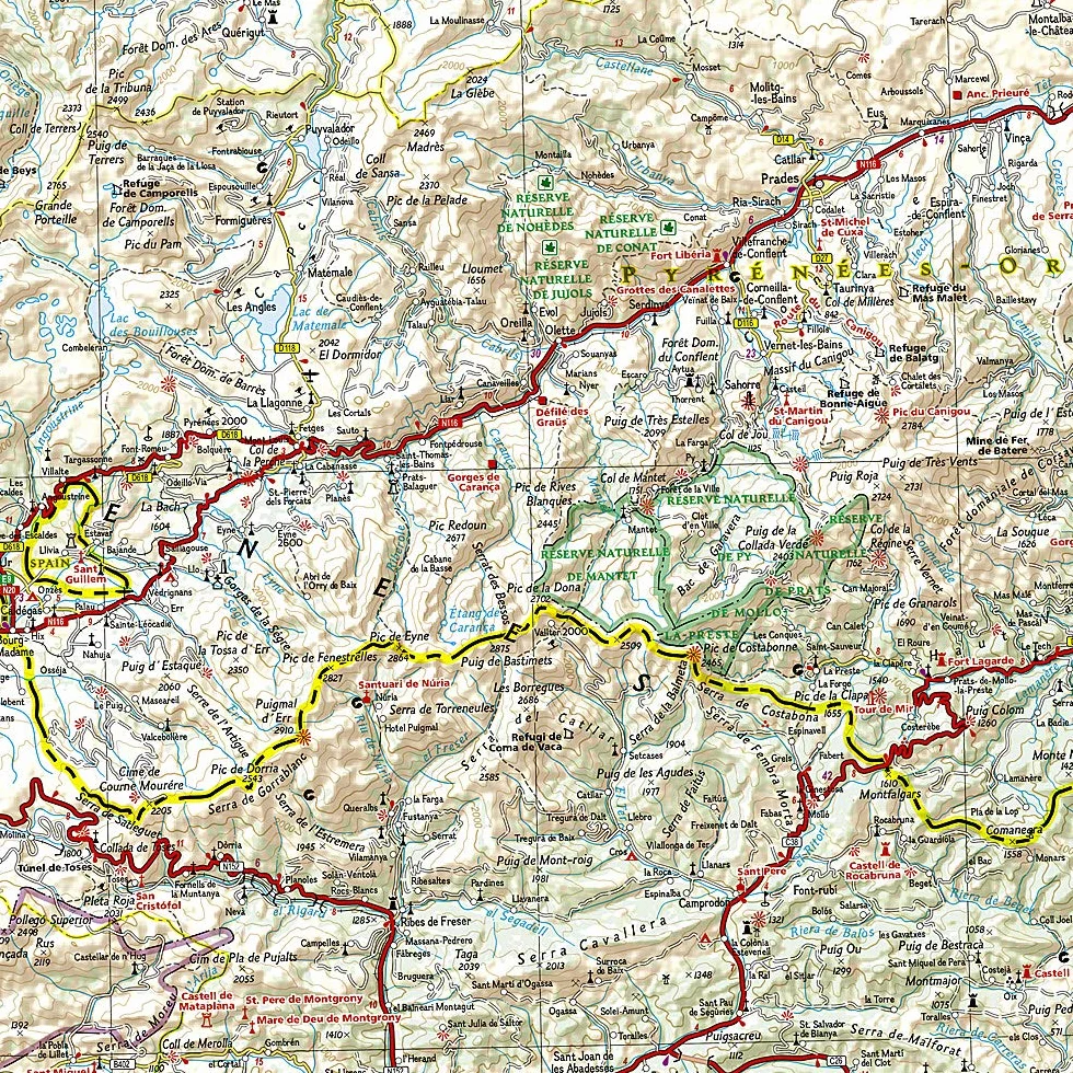 PYRENEES/ANDORRA 1/275.000: Adventure Maps: 3308