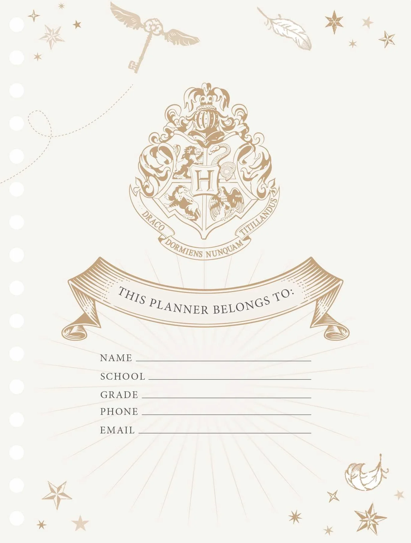2025-2026 Harry Potter: Hogwarts Student Planner: August - July, 6.5 X 8.25