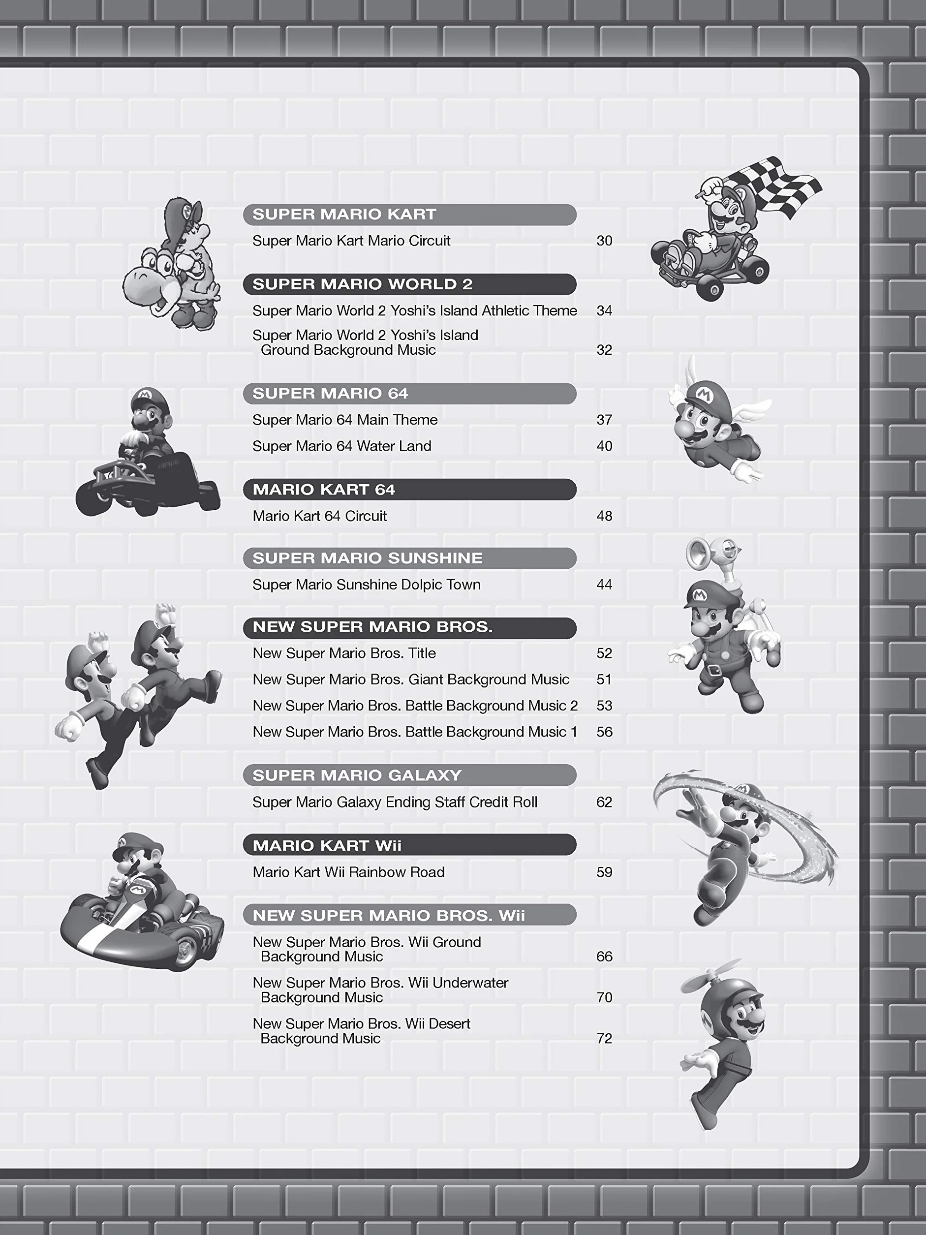 Super mario series - easy piano piano: 34 Super Mario™ Melodien arranged for Easy Piano