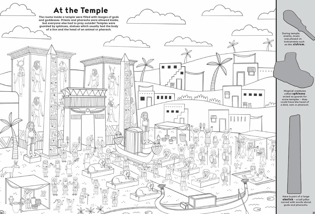 British Museum: Around the World Colouring: Ancient Egypt