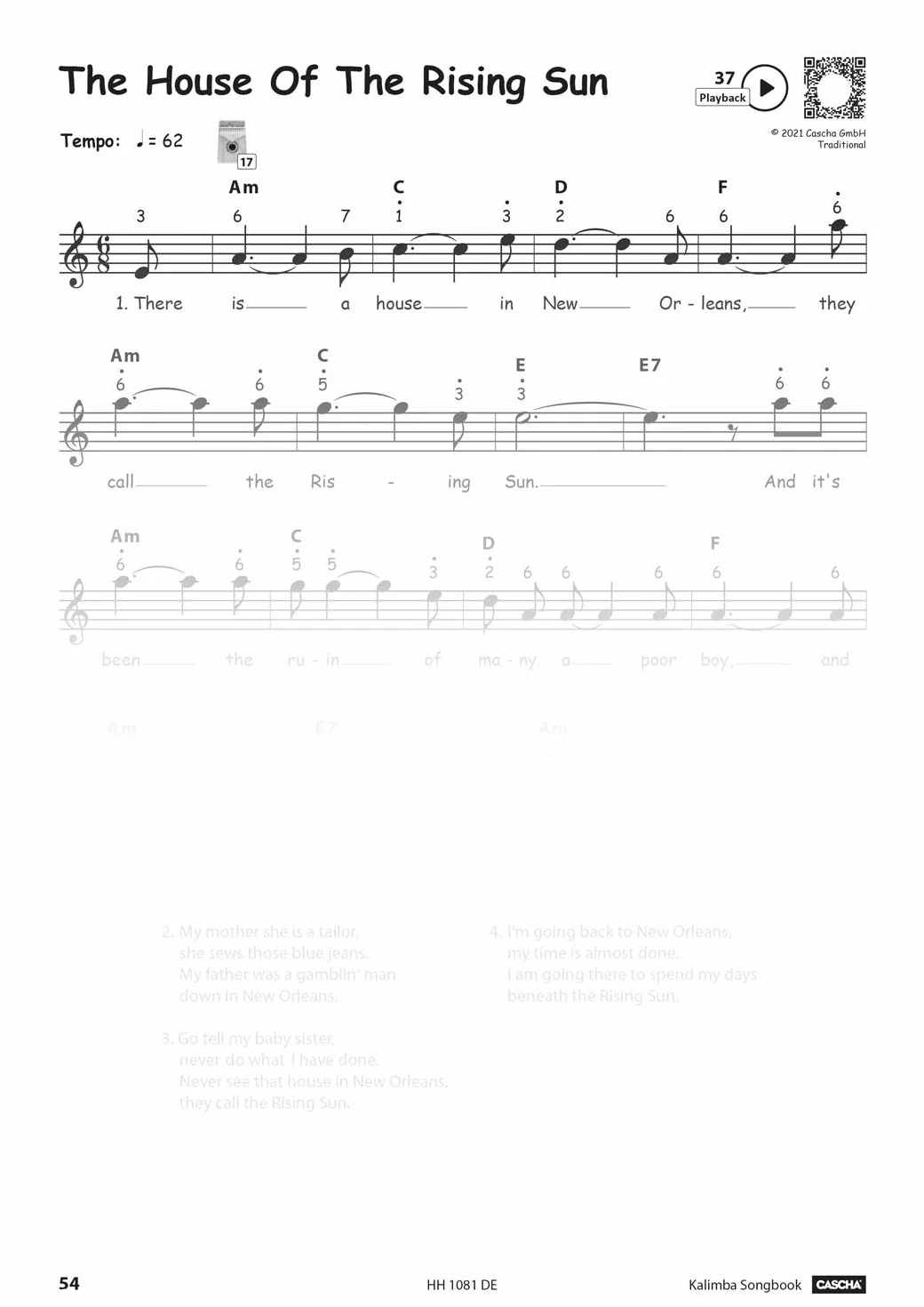 Kalimba Songbook: Songbook und Kalimbaschule