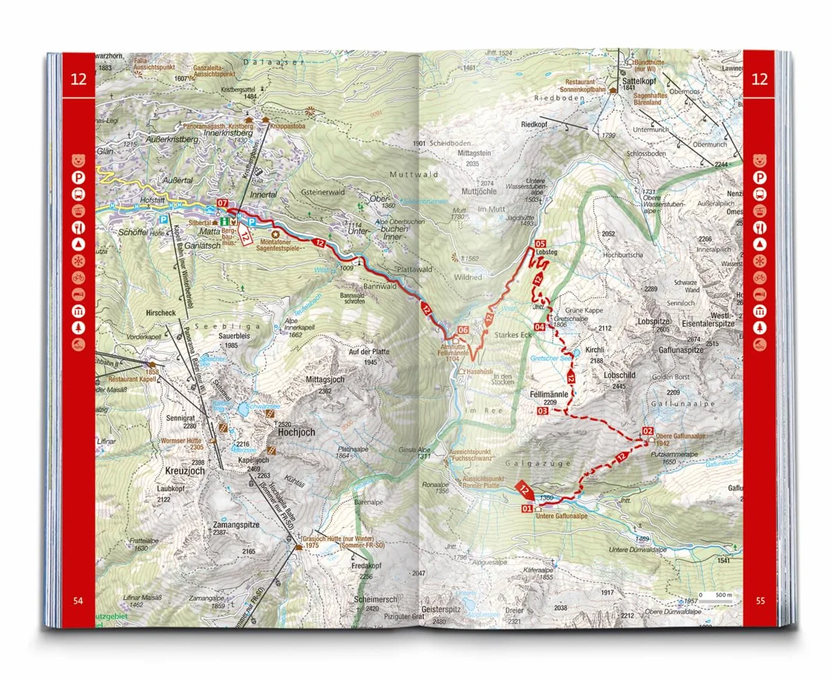 KOMPASS Wanderführer Montafon, Arlberg, Silvretta, 60 Touren mit Extra-Tourenkarte: GPS-Daten zum Download: 5604