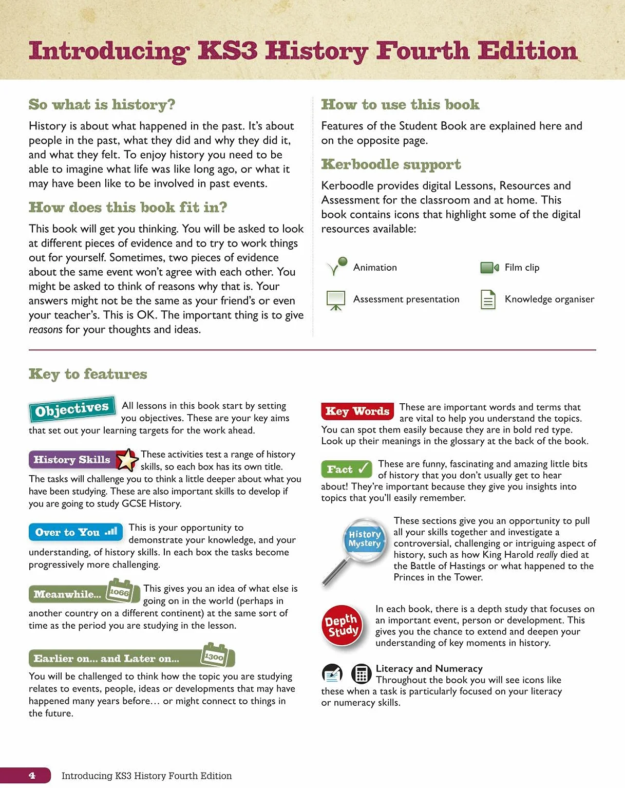KS3 History Fourth Edition: Invasion, Plague and Murder: Britain 1066–1509 Student Book