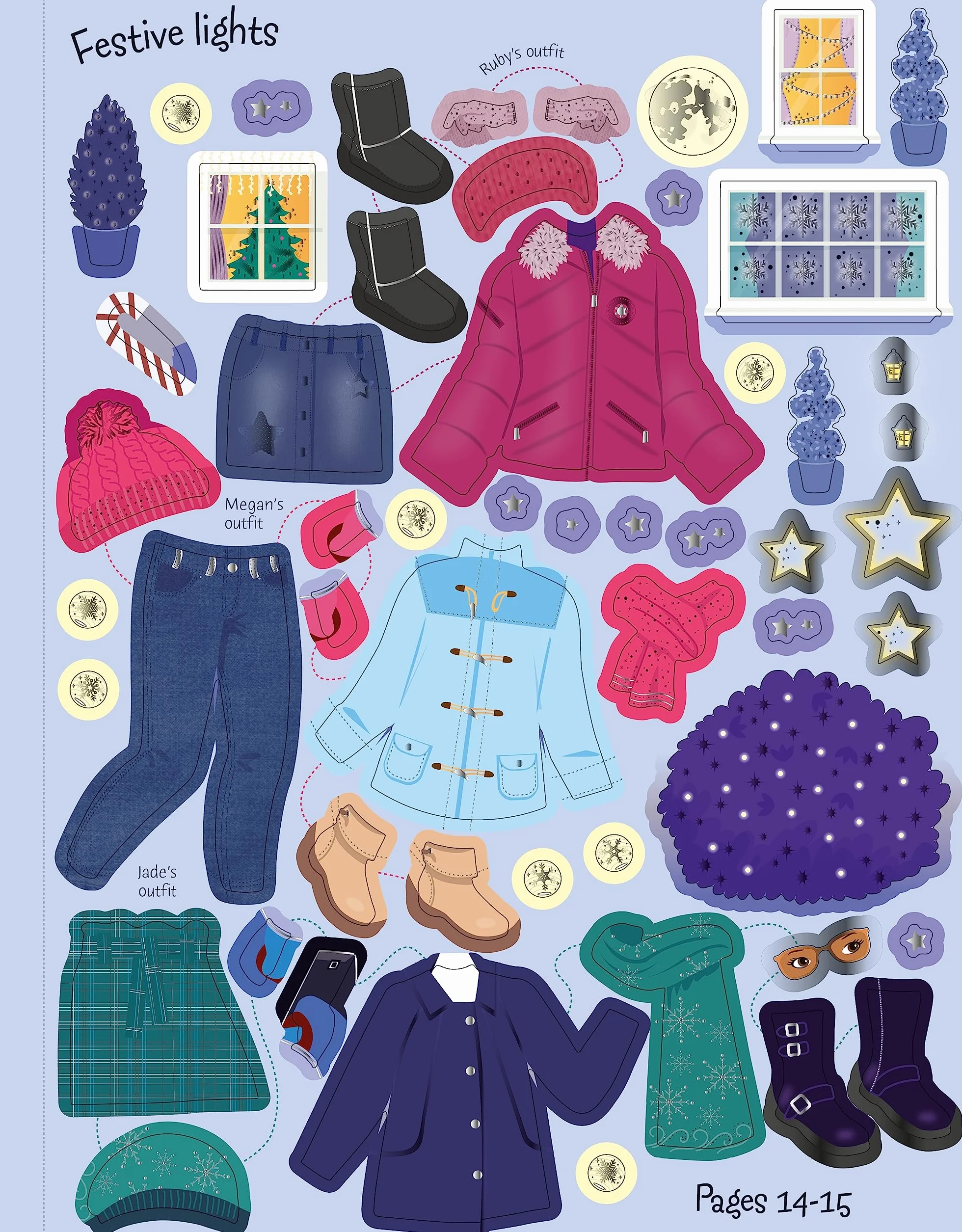 Sticker Dolly Dressing Winter Wonderland