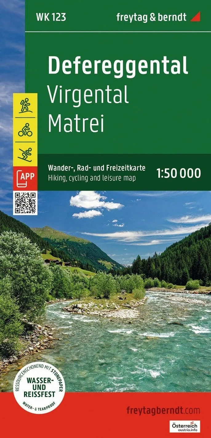 Matrei Defereggen 1:50.000: mit APP, wasserfest und reißfest: WK 123