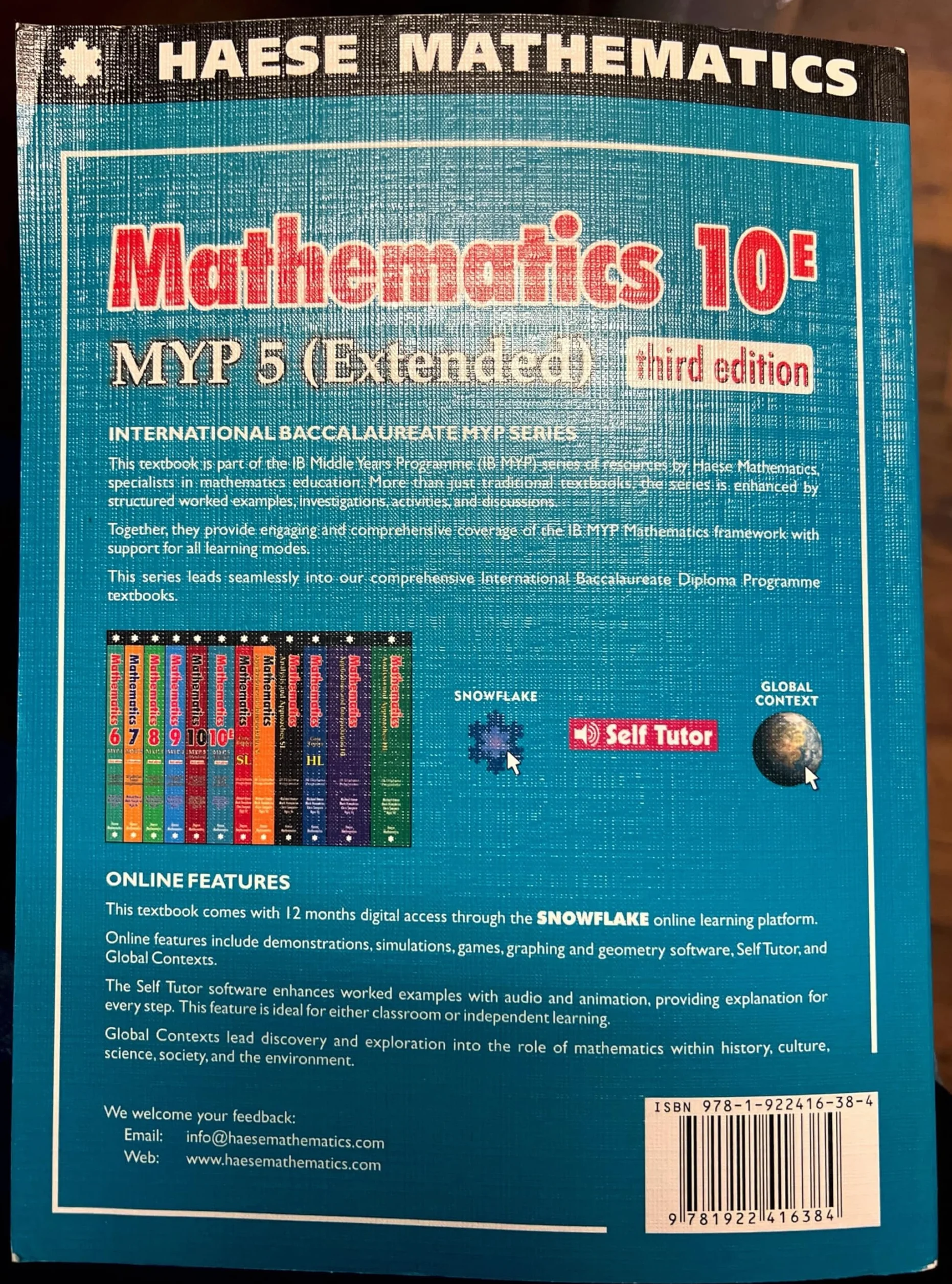 Mathematics 10 Extended (MYP 5 E)