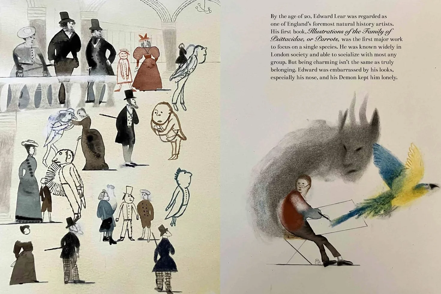 The Boy Who Became a Parrot: A Foolish Biography of Edward Lear, Who Invented Nonsense