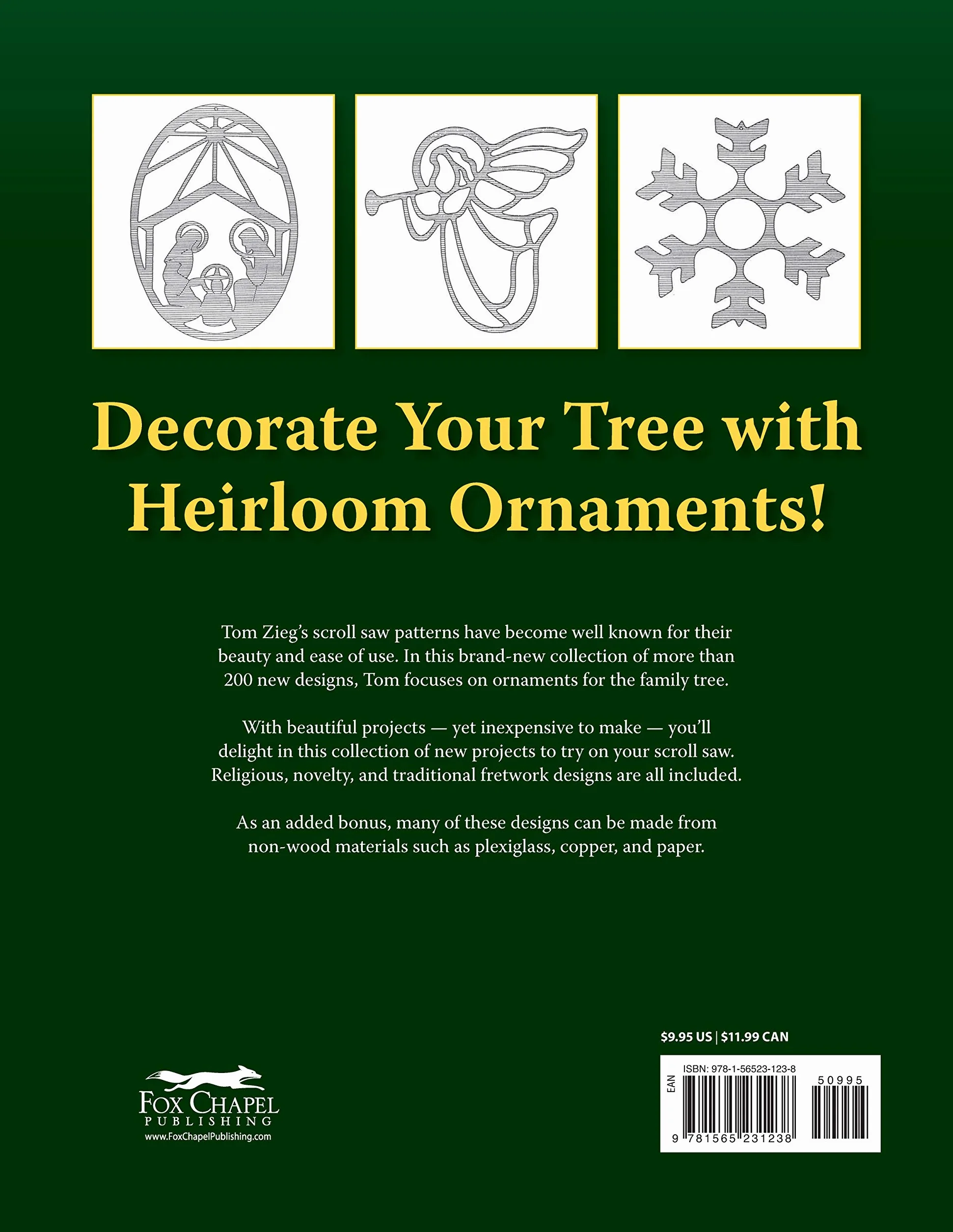 Scroll Saw Christmas Ornaments: More Than 200 Patterns