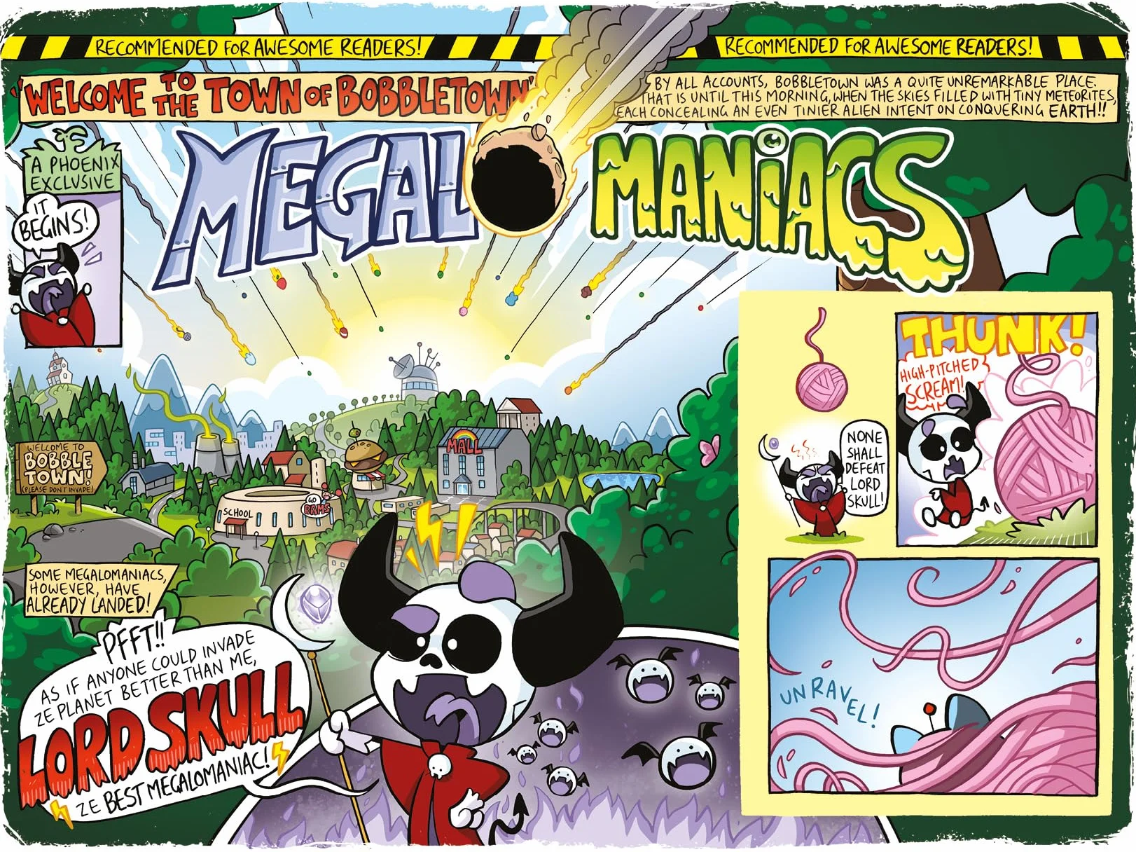 Megalomaniacs 01: The Invasion Begins!: A Phoenix Comic Book