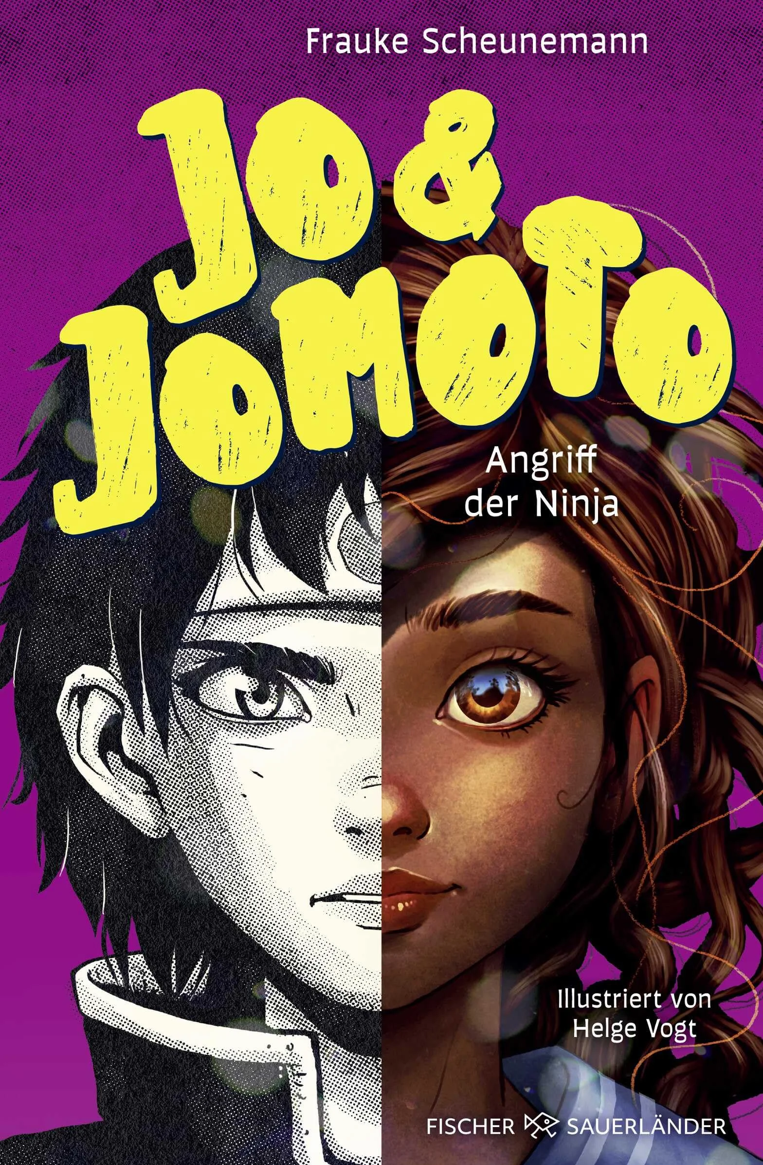 Jo & Jomoto - Angriff der Ninja: Band 2 der actionreichen Abenteuerreihe mit Manga-Illustrationen für Kinder ab 10 Jahren