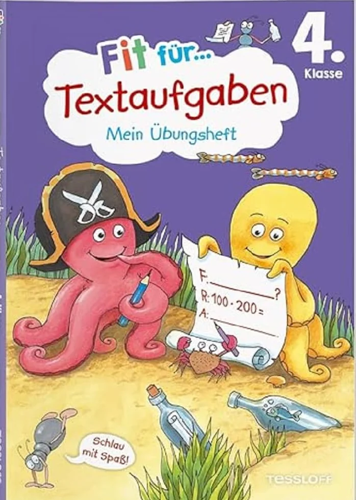 Fit für Textaufgaben 4. Klasse. Mein Übungsheft: Textaufgaben sicher lösen