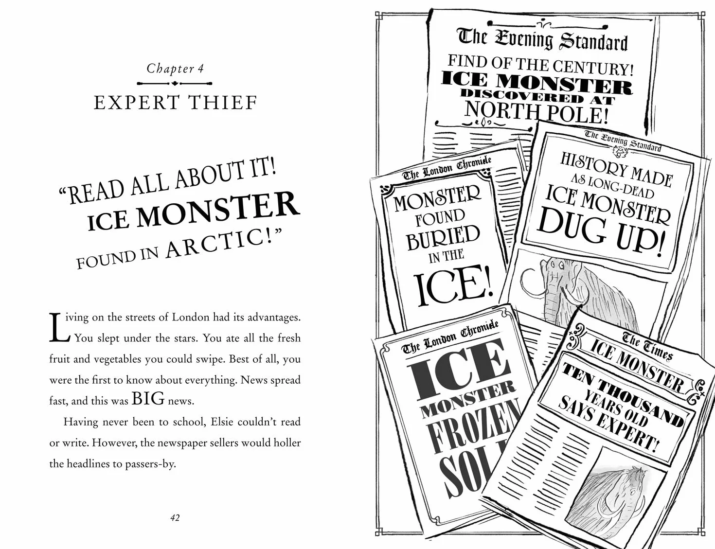 The Ice Monster: A book by David Walliams