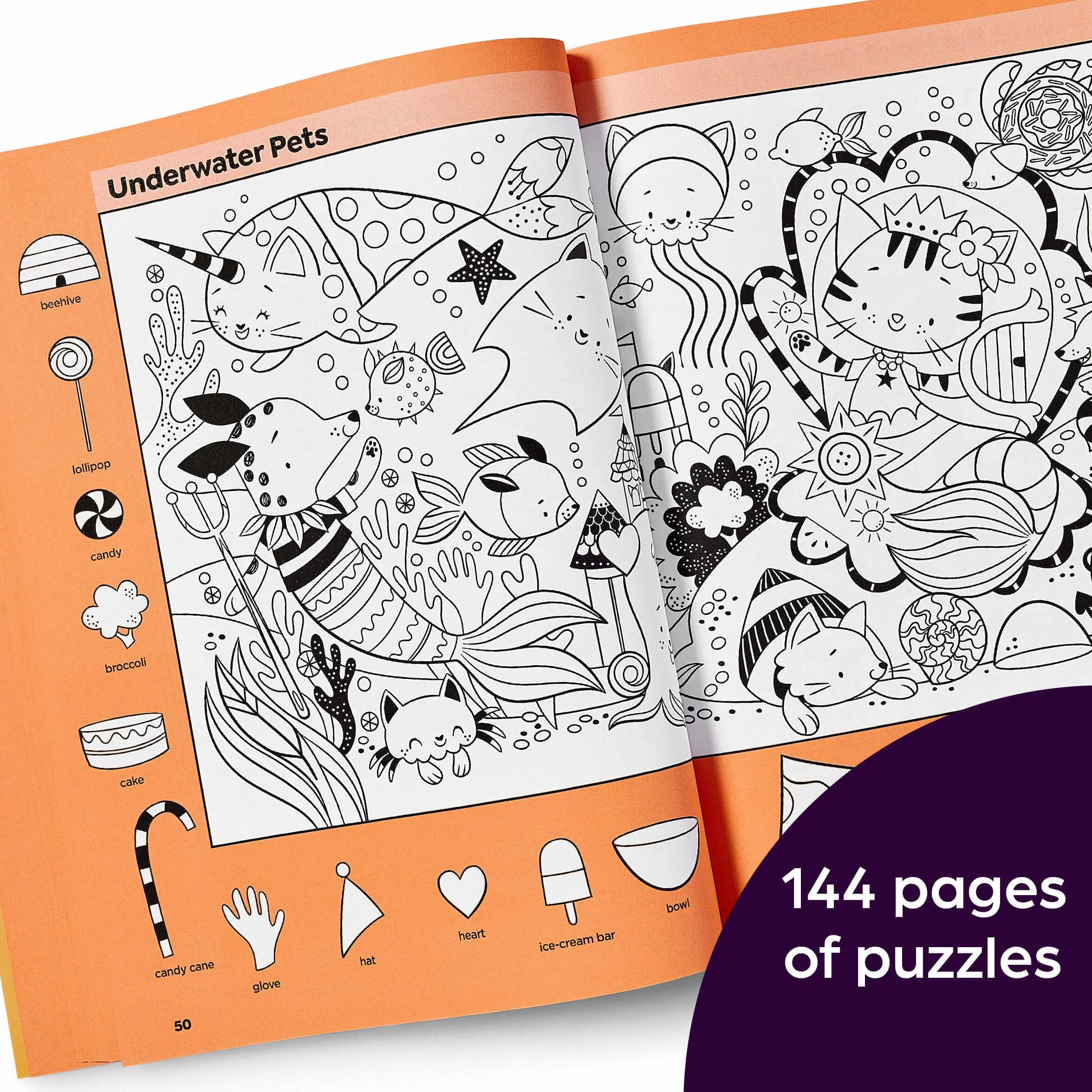 Cute Cat and Dog Puzzles: Cute Cat and Dog Puzzles (Hidden Pictures Puzzles) Cat & Dog Puzzles Activity Book for Kids with 144 Pages of Cute and Fun Puzzles, Hours of Play for Kids 6-9