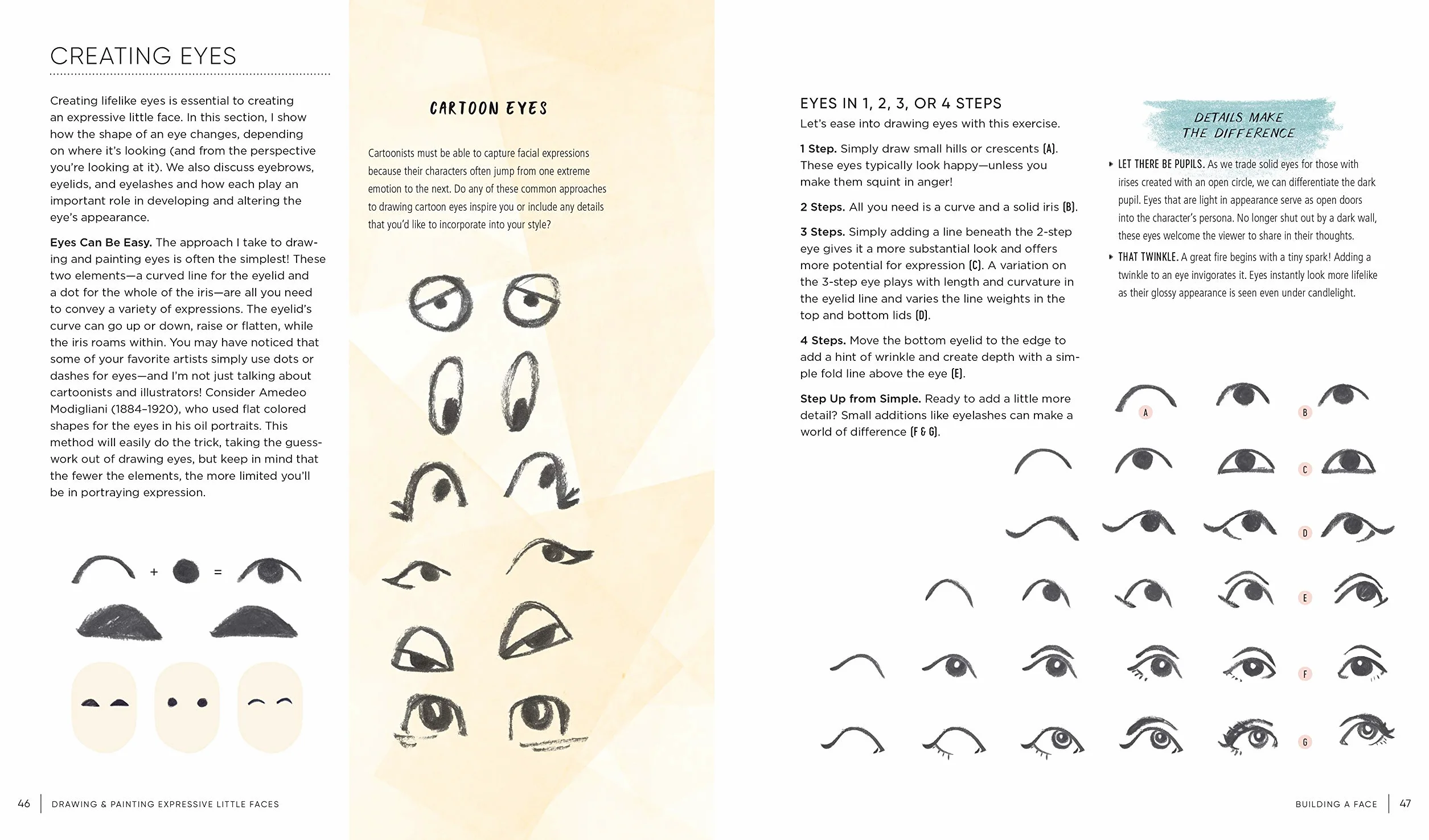 Drawing and Painting Expressive Little Faces: Step-By-Step Techniques for Creating People and Portraits with Personality, Explore Watercolors, Inks, M