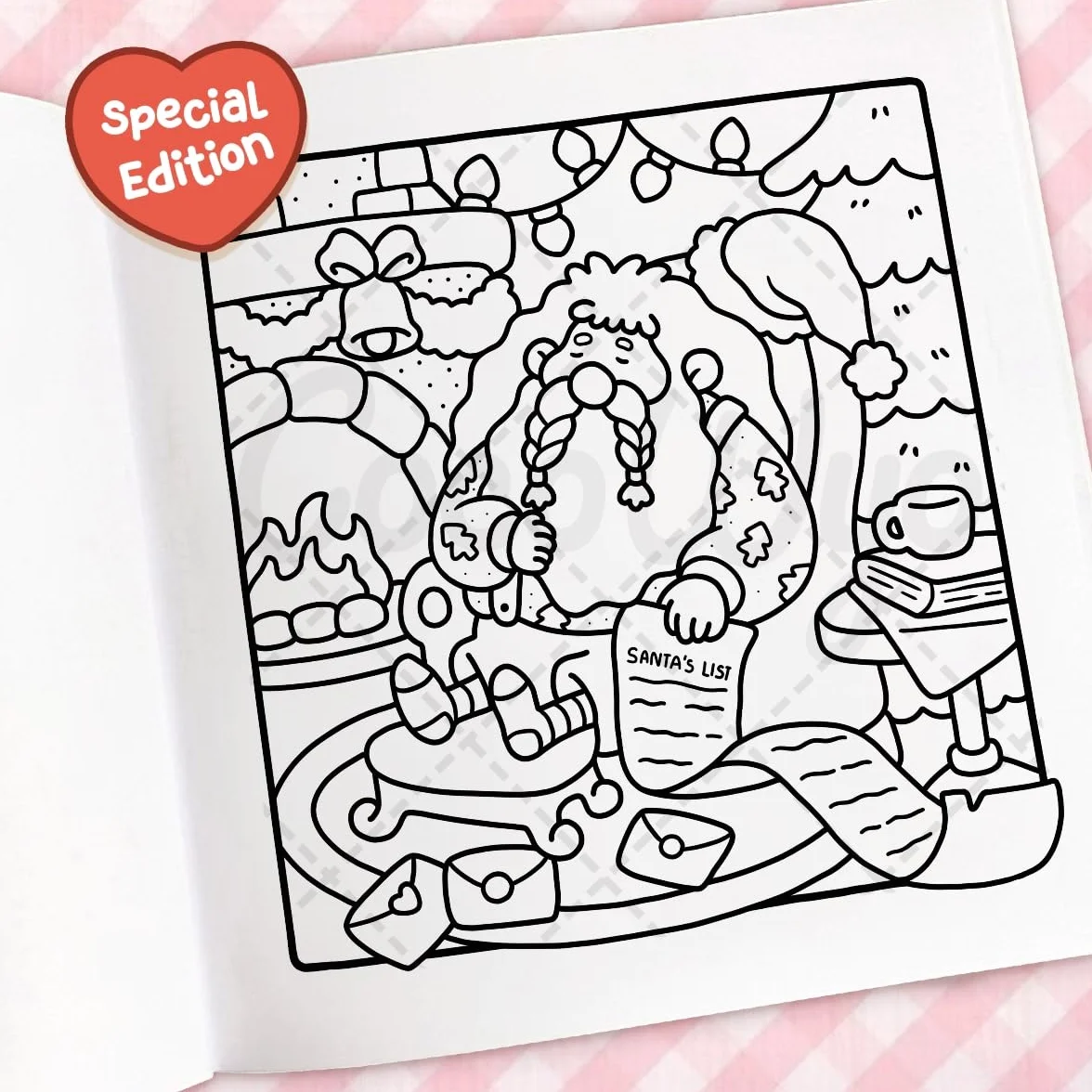 Cozy Christmas: Cute Festive Colouring Book